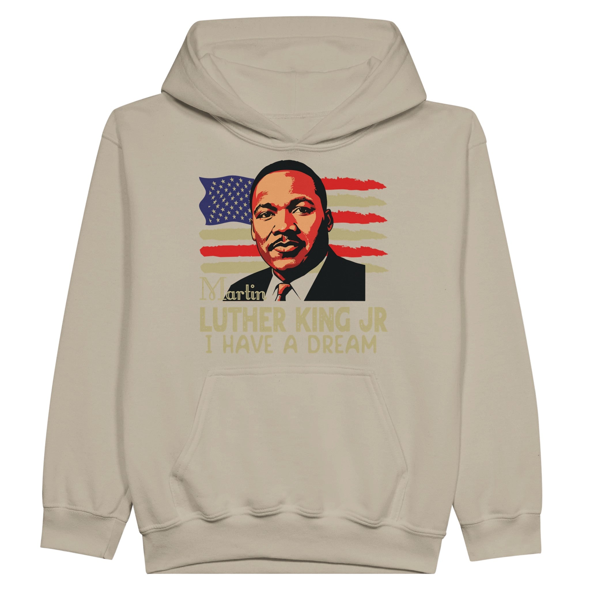 I Have a Dream Martin Luther King Jr. | Black History Icon Hoodie For Kids - Prideful Roots