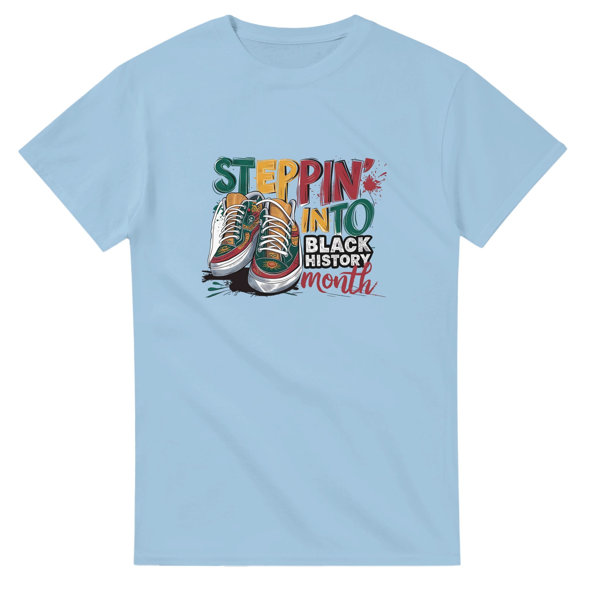 Stepping Into Black History Month T-shirt For Men & Women - Prideful Roots