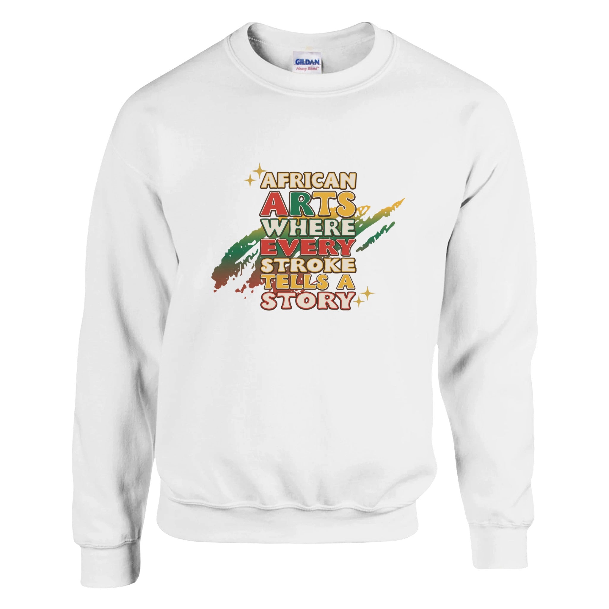 African Arts: Where Every Stroke Tells a Story Sweatshirt For Men & Women - Prideful Roots