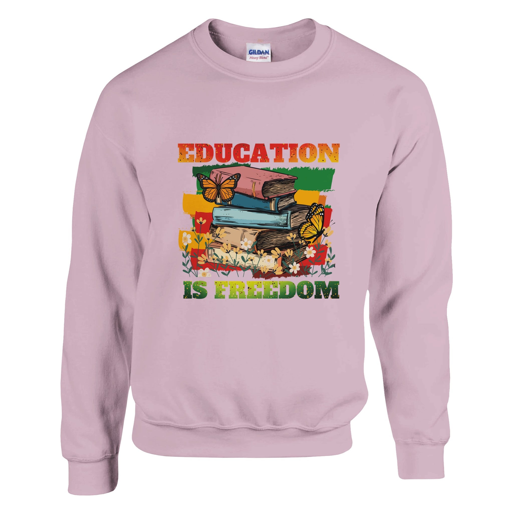 Education is Freedom | Black History Sweatshirt For Men & Women - Prideful Roots