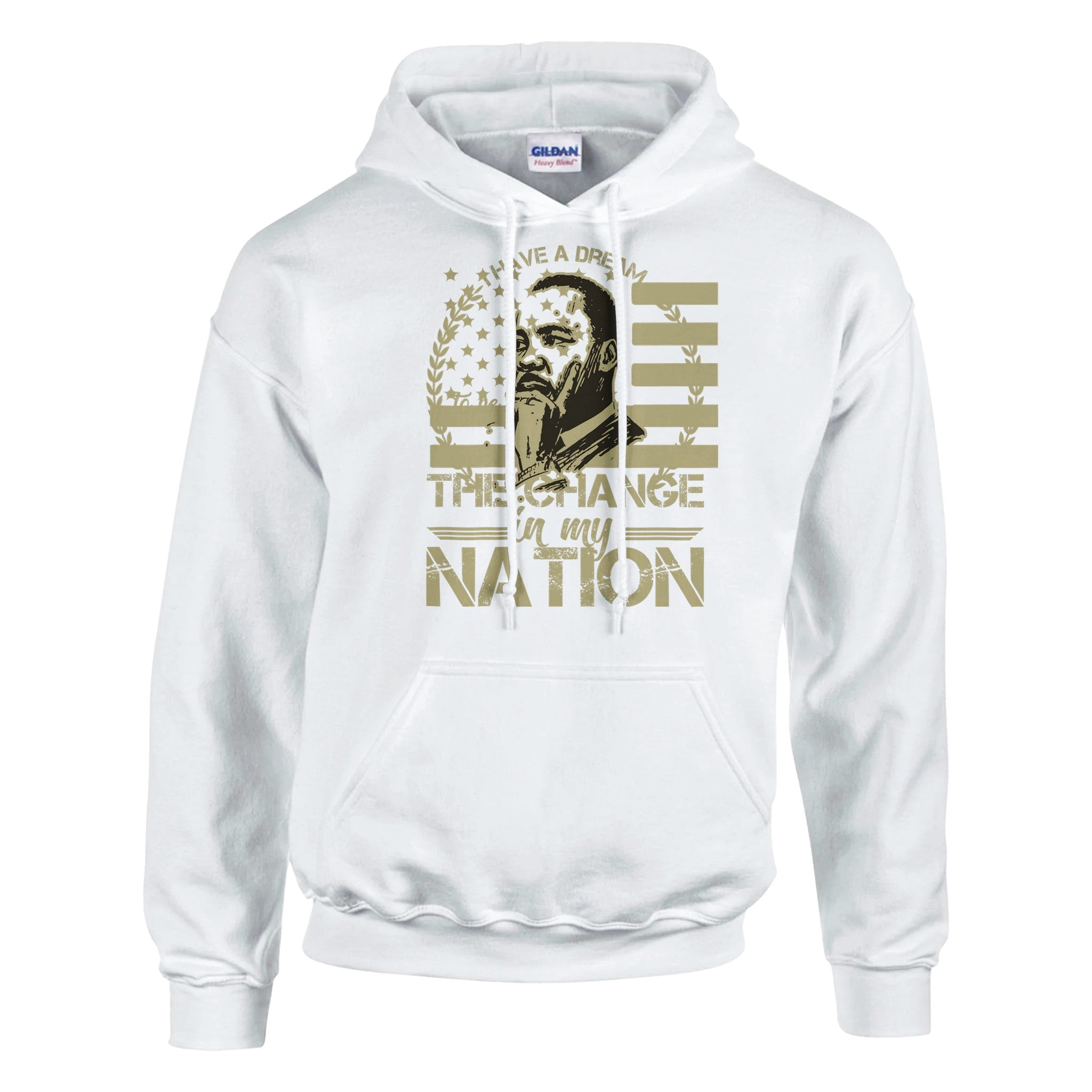 Be the Change Martin Luther King Jr. Hoodie For Men & Women - Prideful Roots