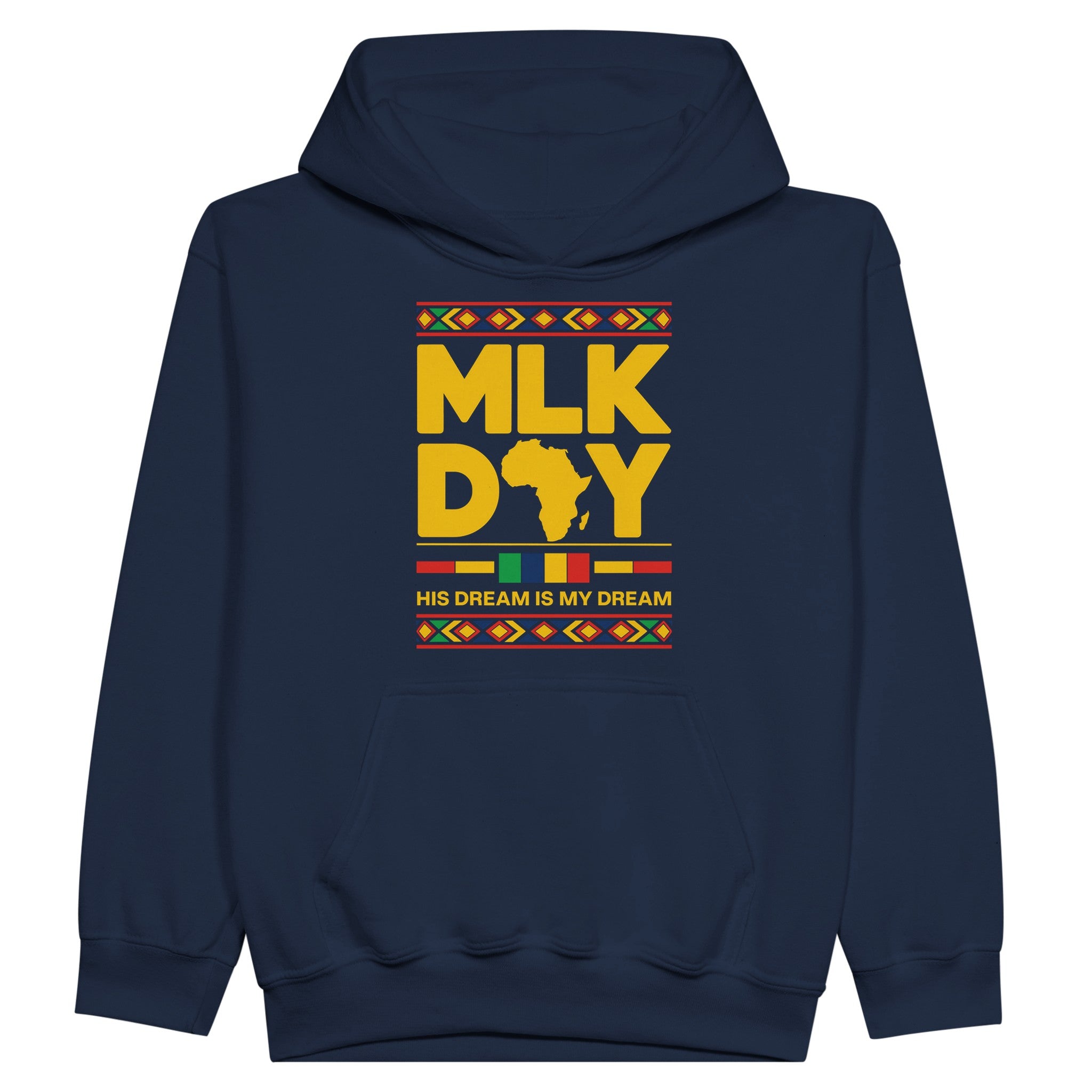 MLK Day: His Dream, Our Legacy Hoodie For Kids - Prideful Roots
