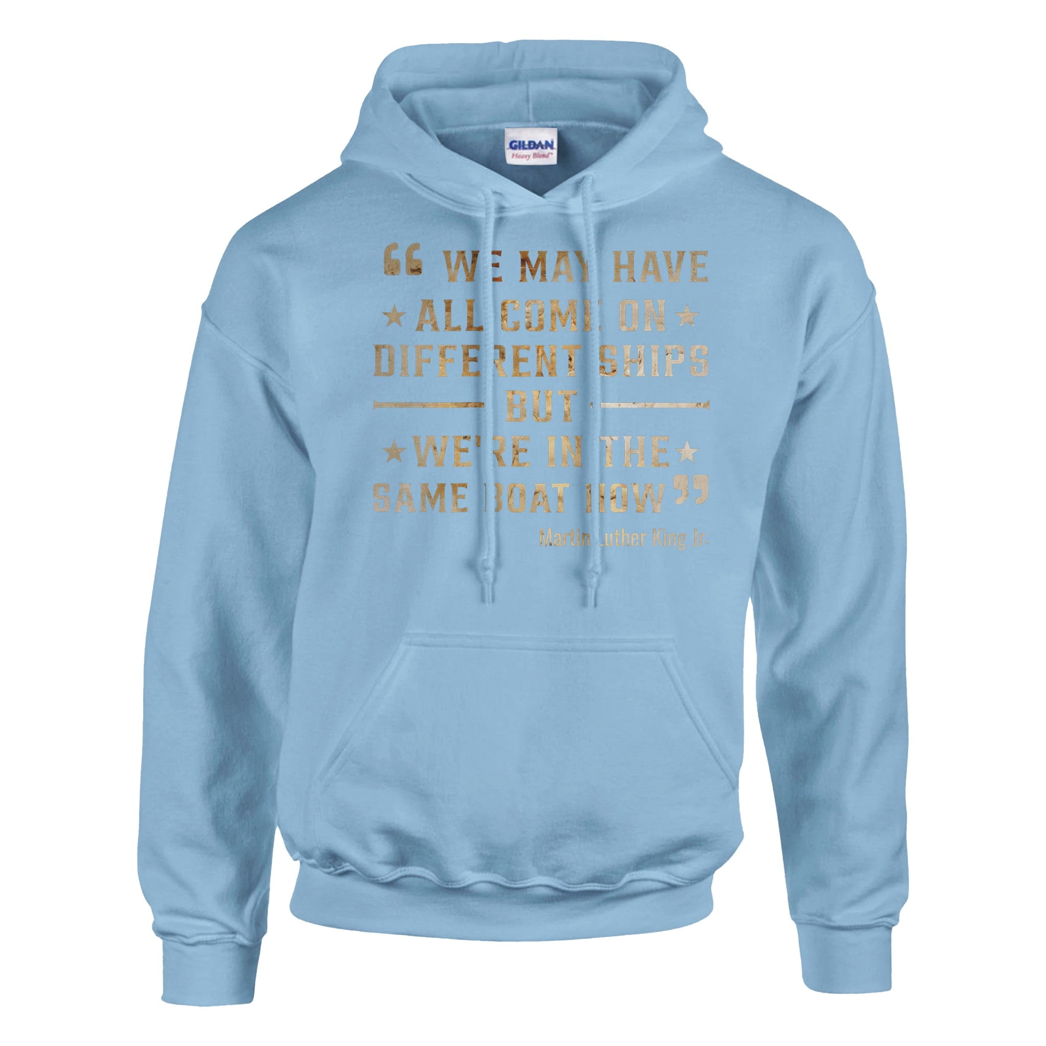 United We Sail: MLK's Message Hoodie For Men & Women - Prideful Roots