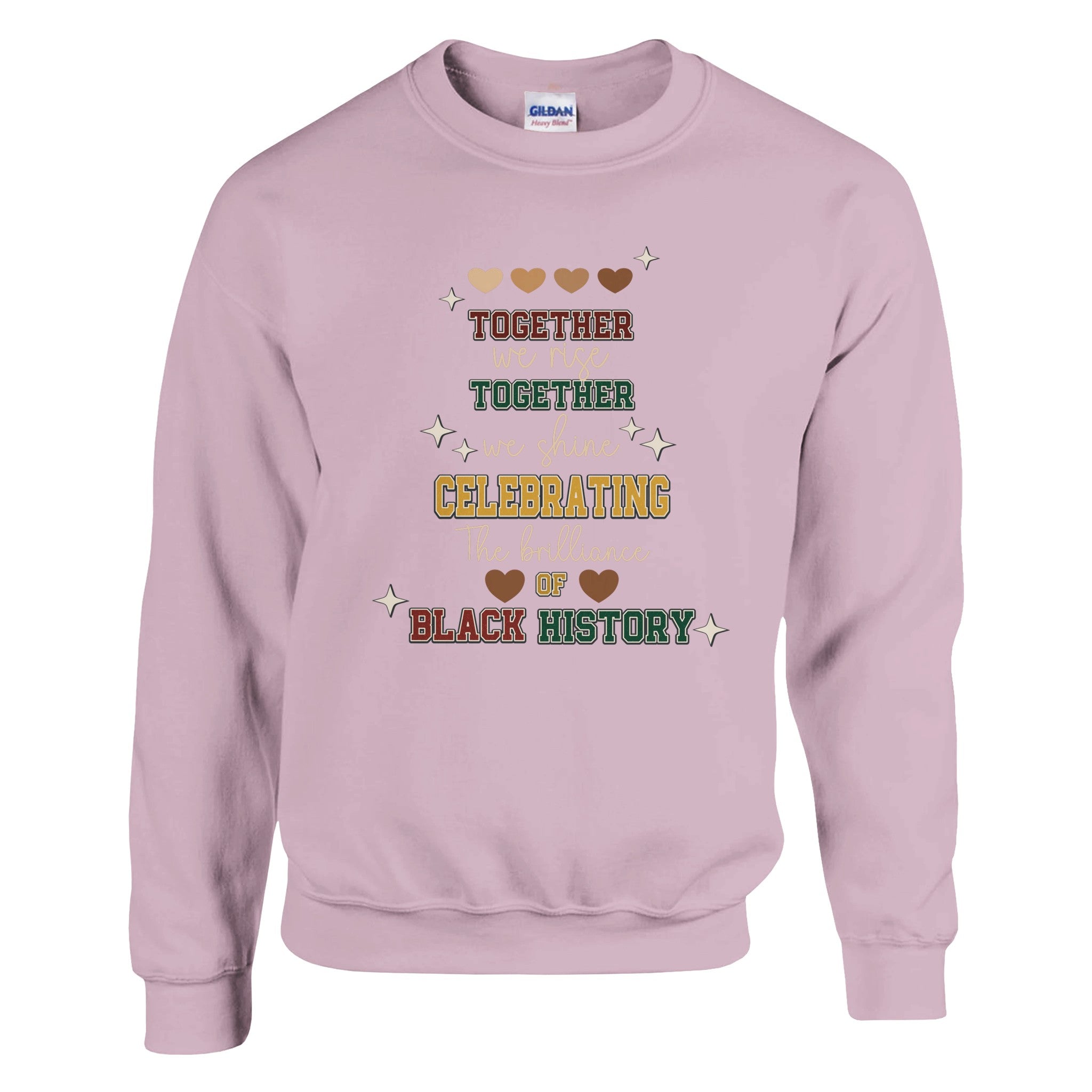 Together We Rise, Celebrating Black History Sweatshirt For Men & Women - Prideful Roots