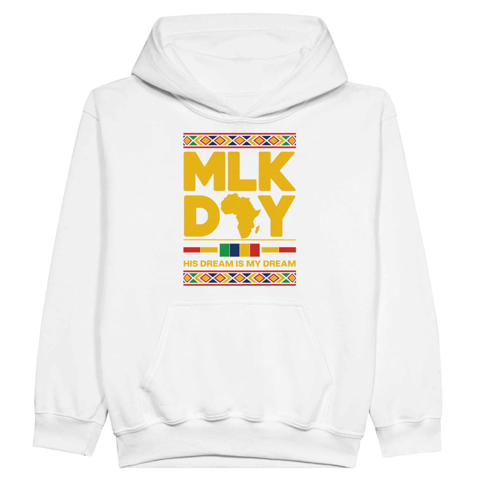 MLK Day: His Dream, Our Legacy Hoodie For Kids - Prideful Roots