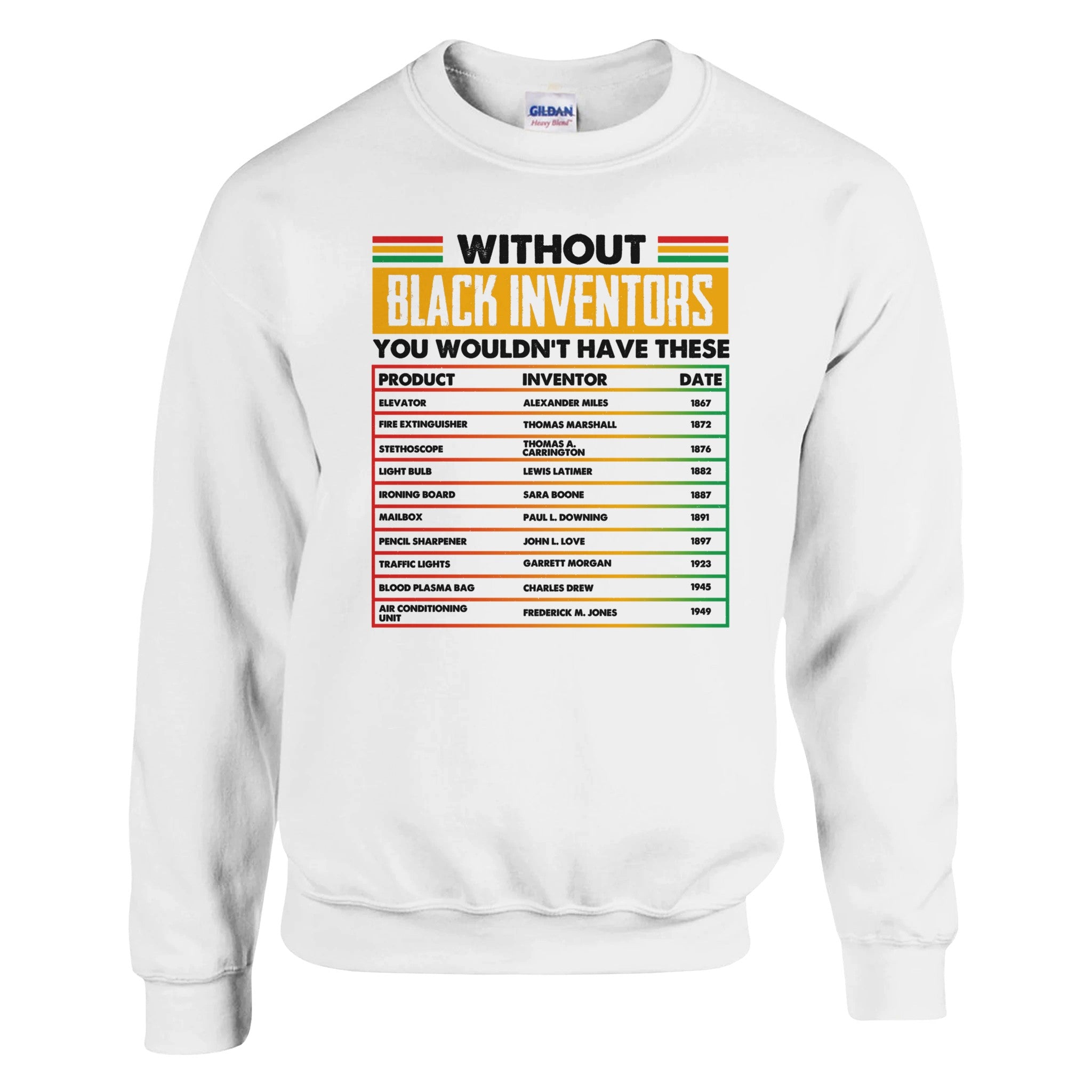 Without Black Inventors Sweatshirt For Men & Women - Prideful Roots