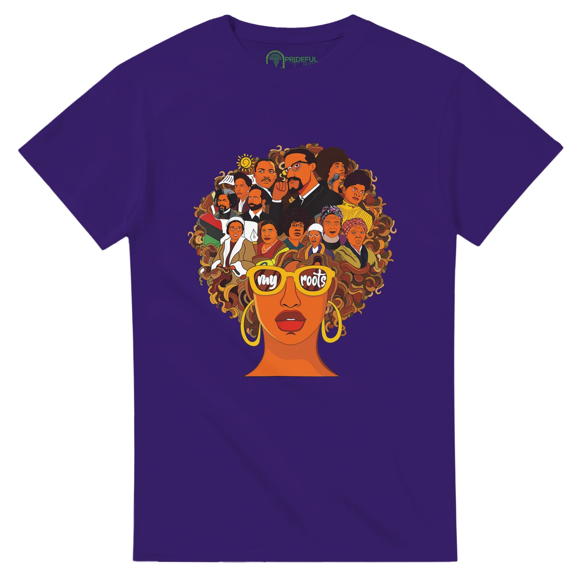 My Roots | Black History Icons T-shirt For Men & Women - Prideful Roots