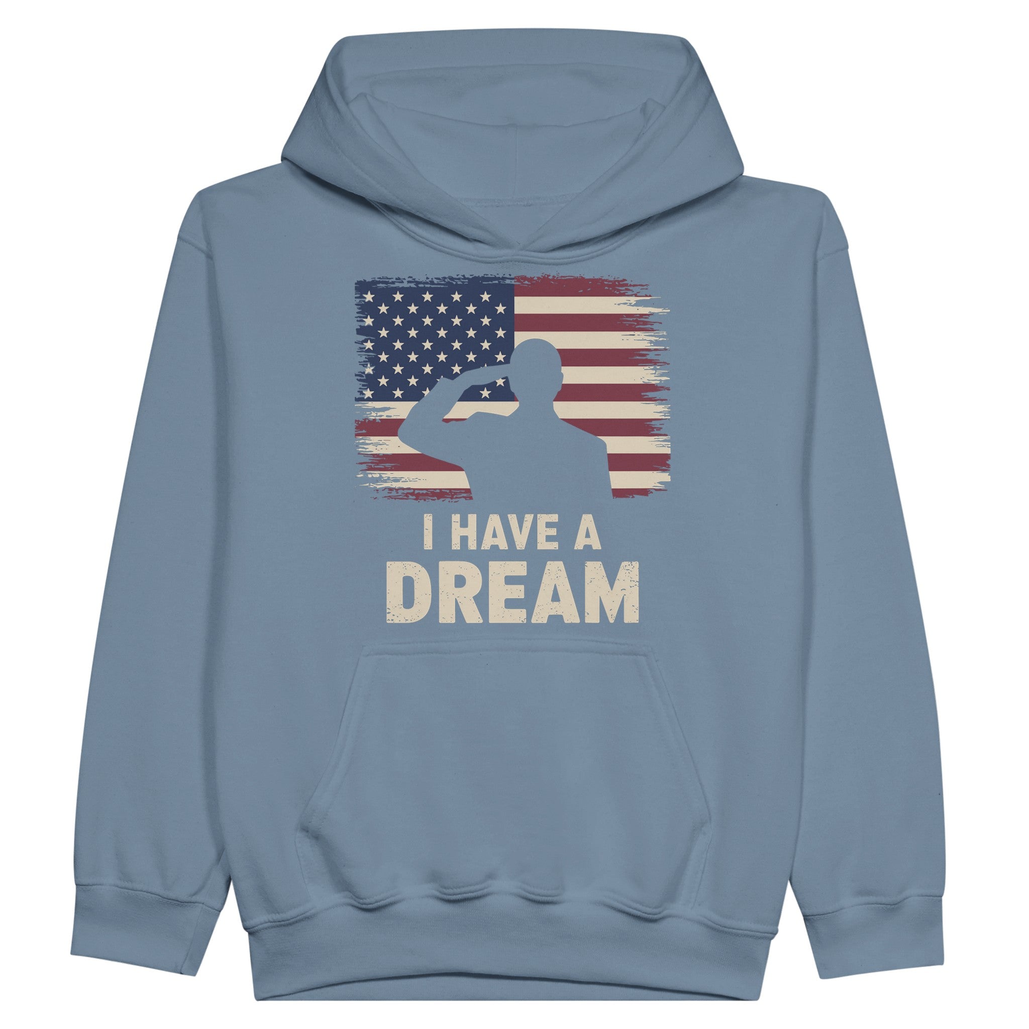 Patriot's Salute to MLK's Dream Hoodie For Kids - Prideful Roots