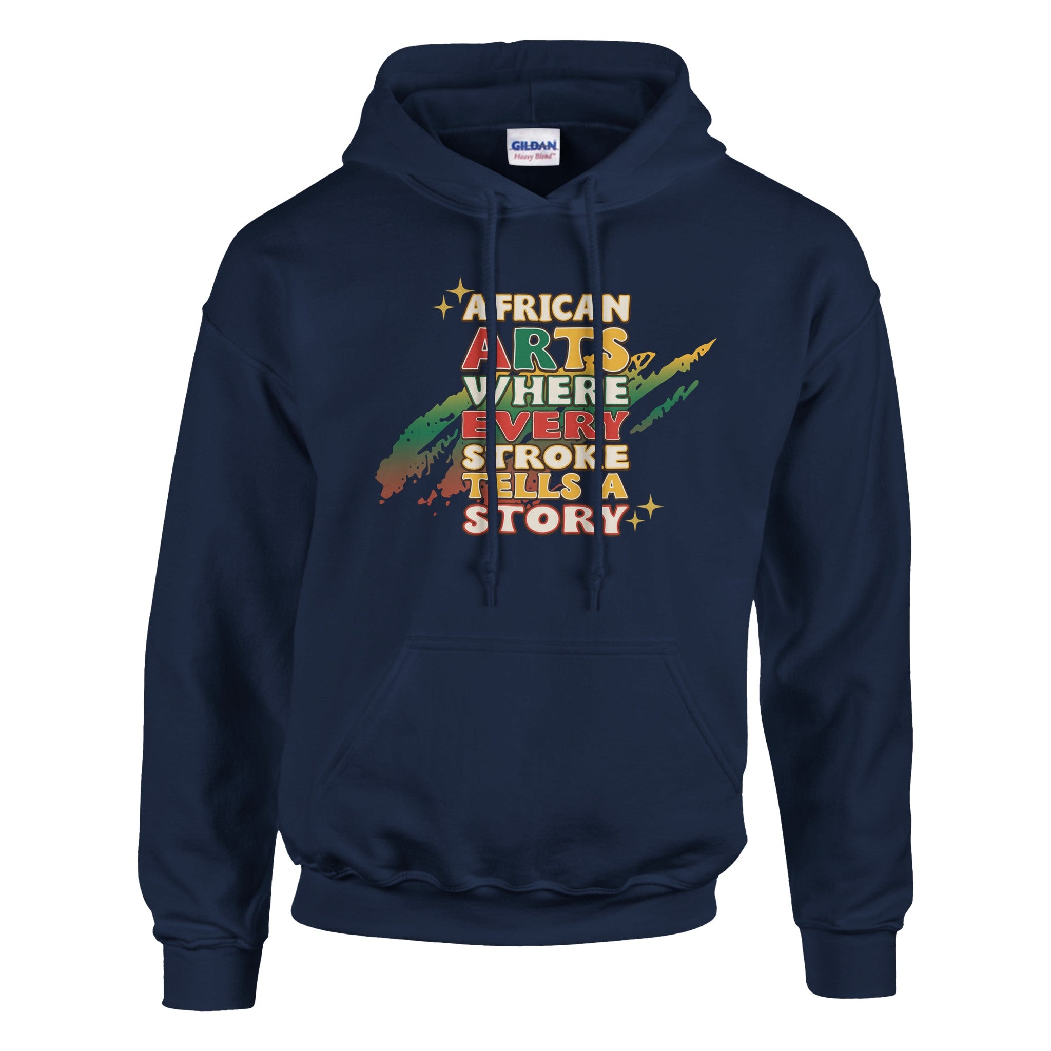 African Arts: Where Every Stroke Tells a Story Hoodie For Men & Women - Prideful Roots