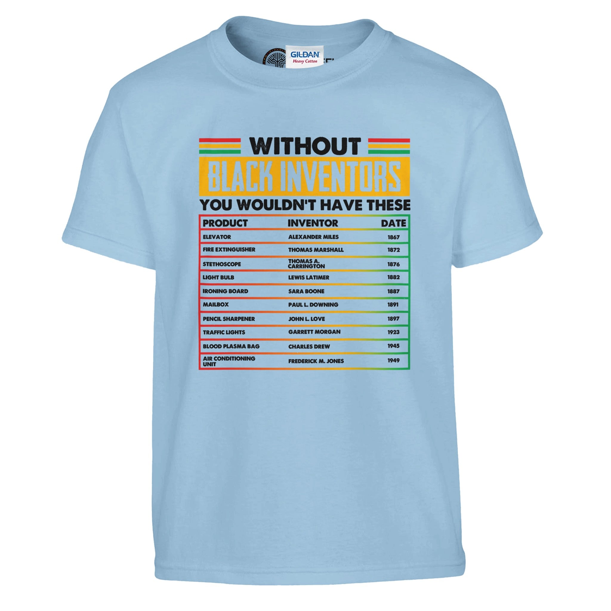 Without Black Inventors T-shirt For Kids - Prideful Roots