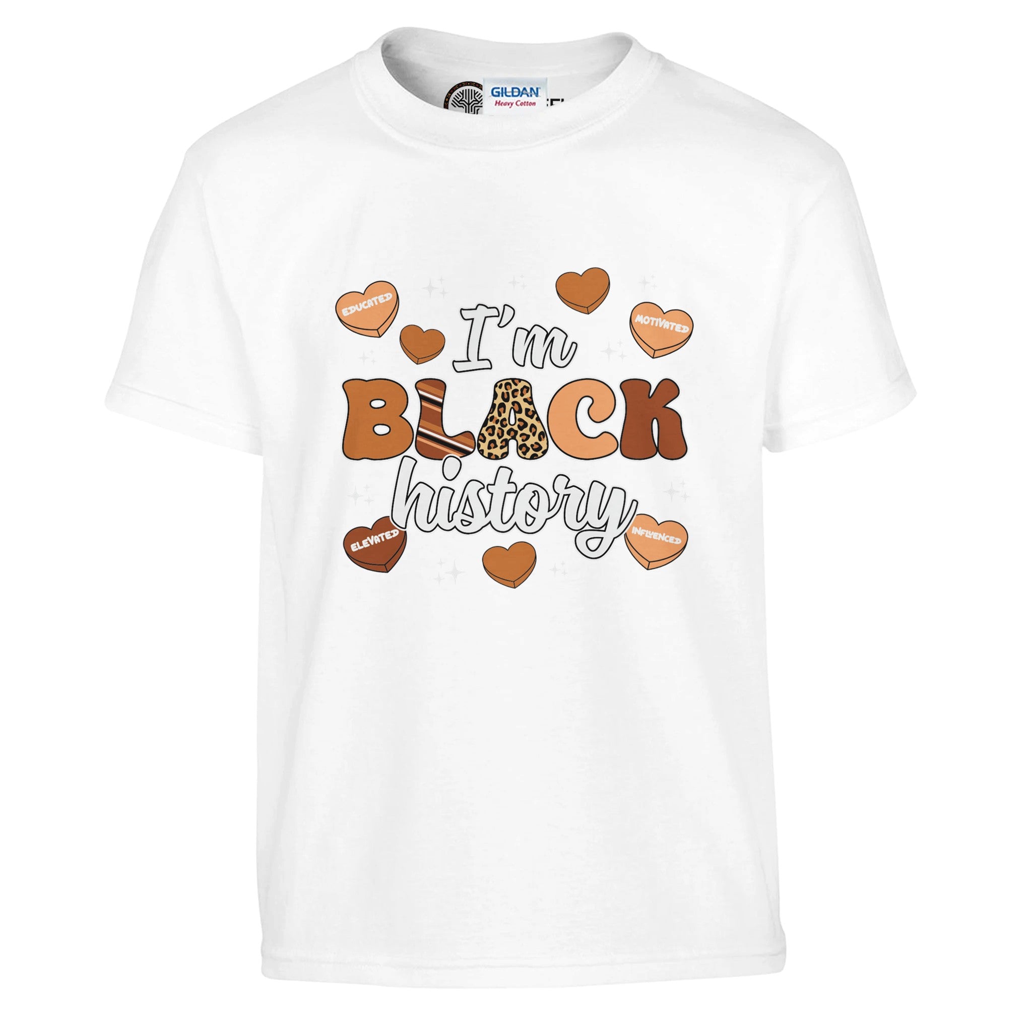 I'm Black History Chocolate T-shirt For Kids - Prideful Roots