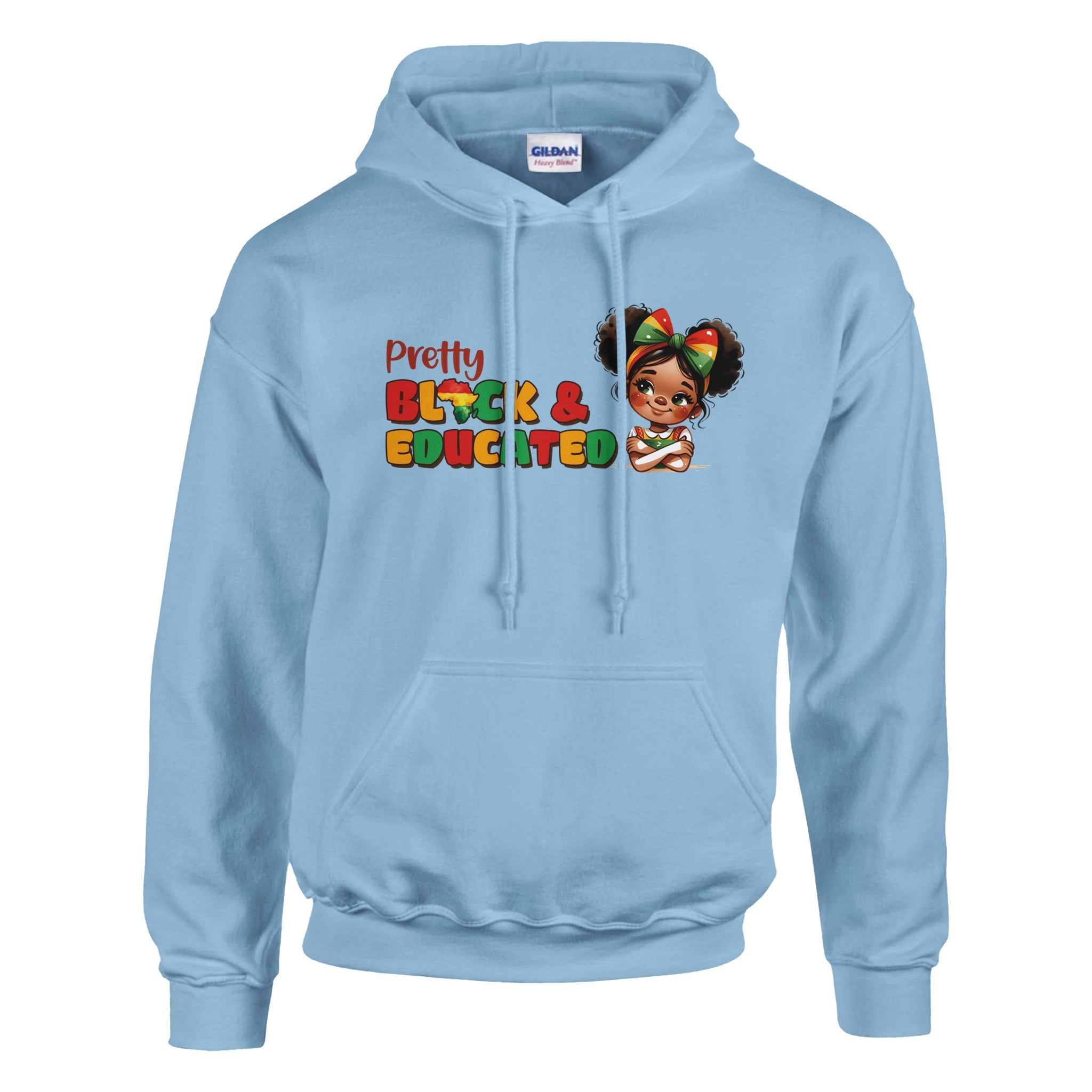 Pretty Black And Educated Hoodie For Men & Women - Prideful Roots