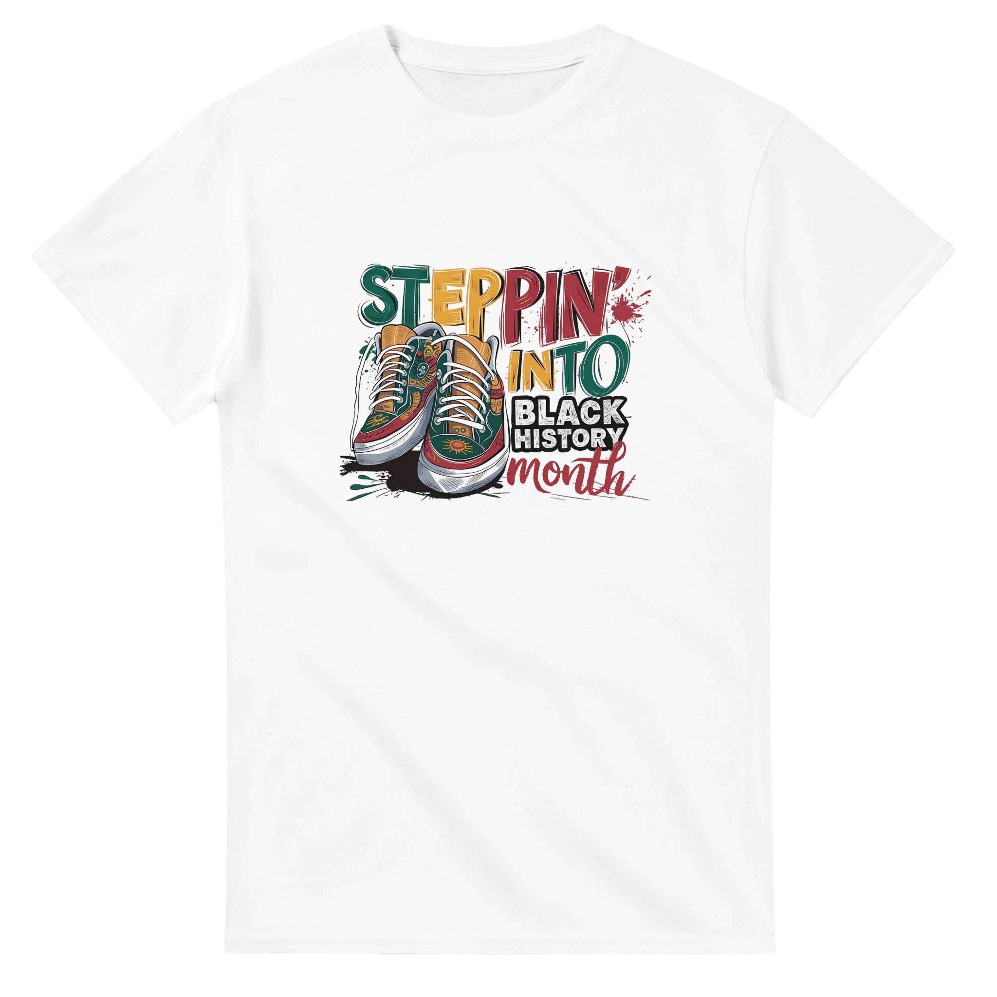 Stepping Into Black History Month T-shirt For Men & Women - Prideful Roots