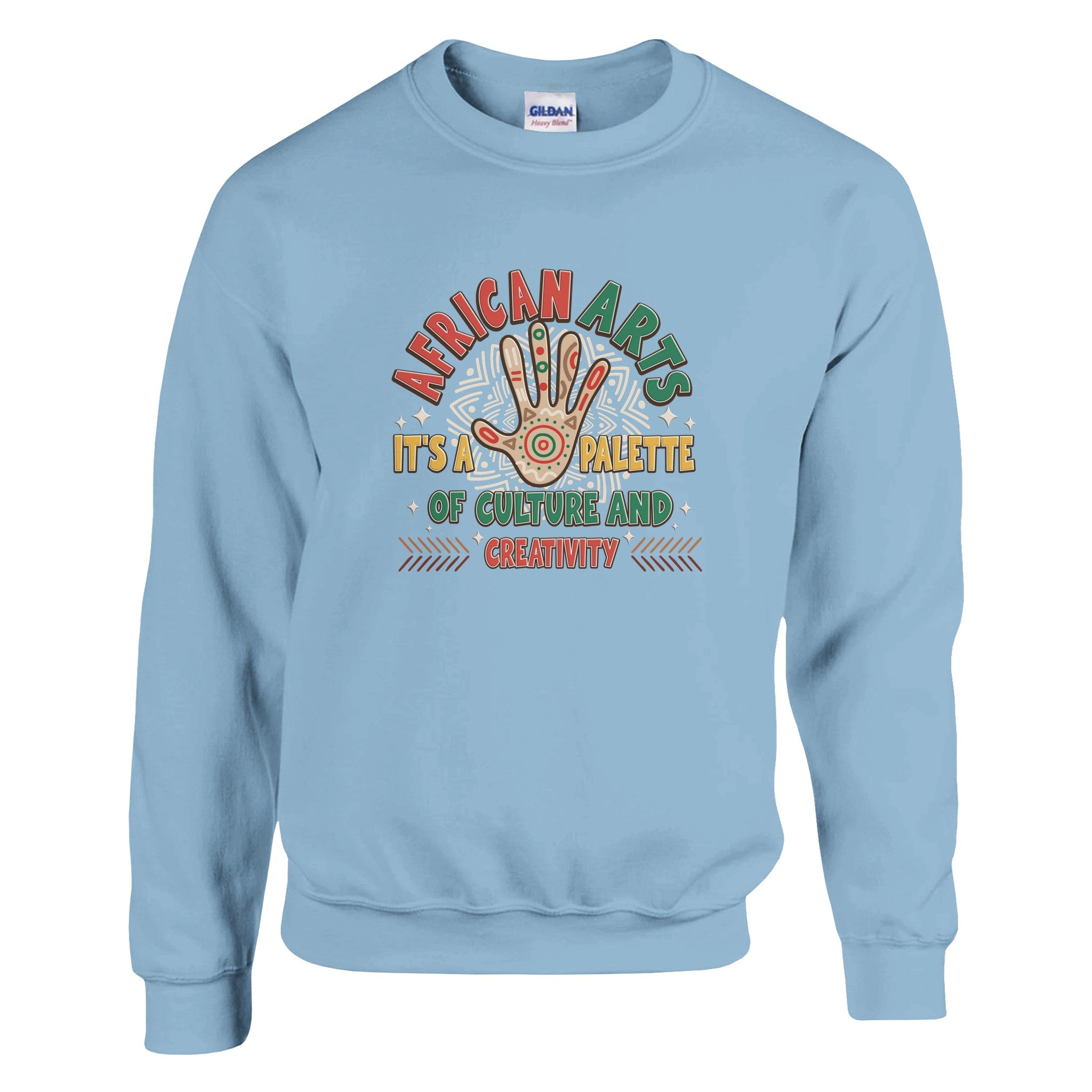 African Arts: Palette of Culture and Creativity Sweatshirt For Men & Women - Prideful Roots