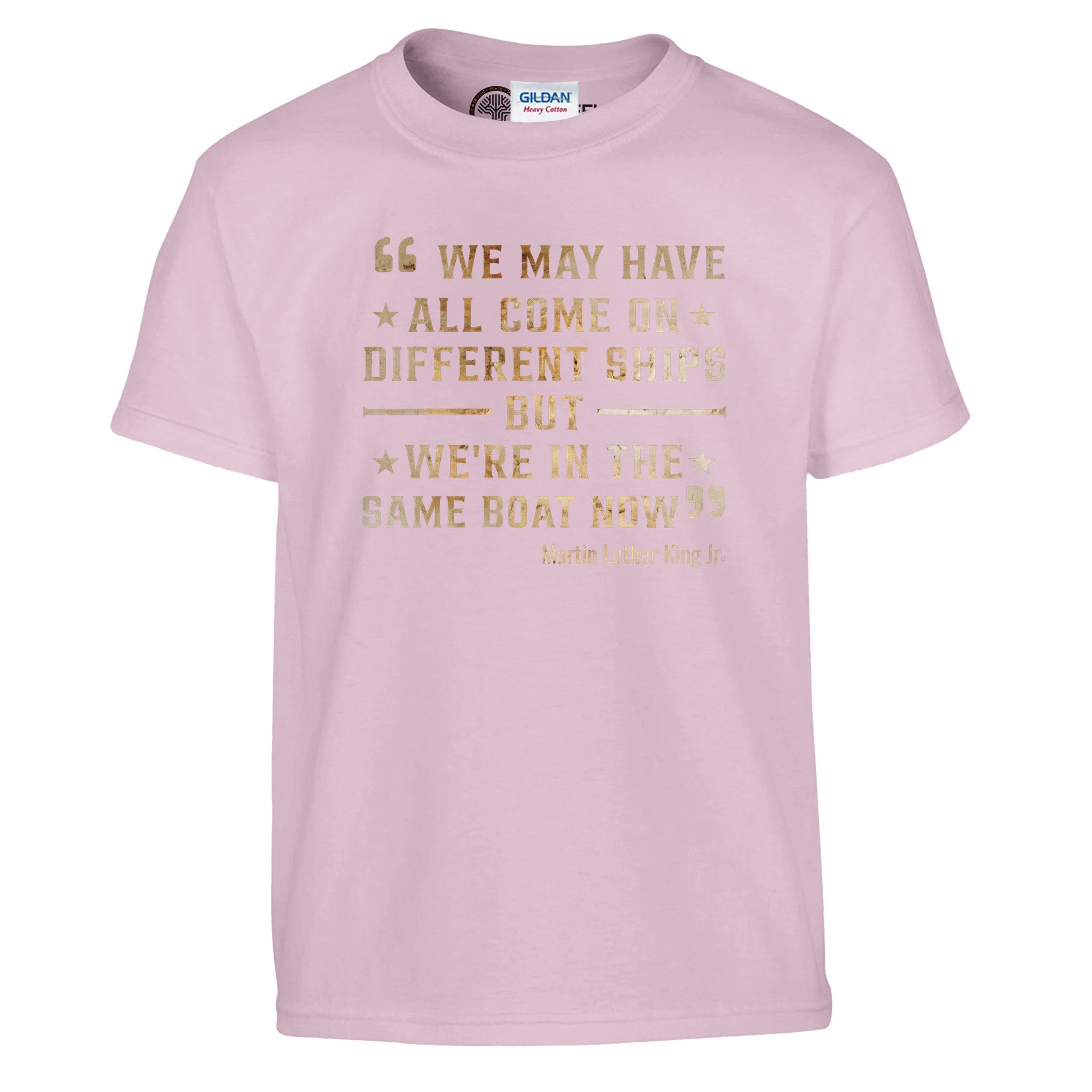 United We Sail: MLK's Message T-shirt For Kids - Prideful Roots