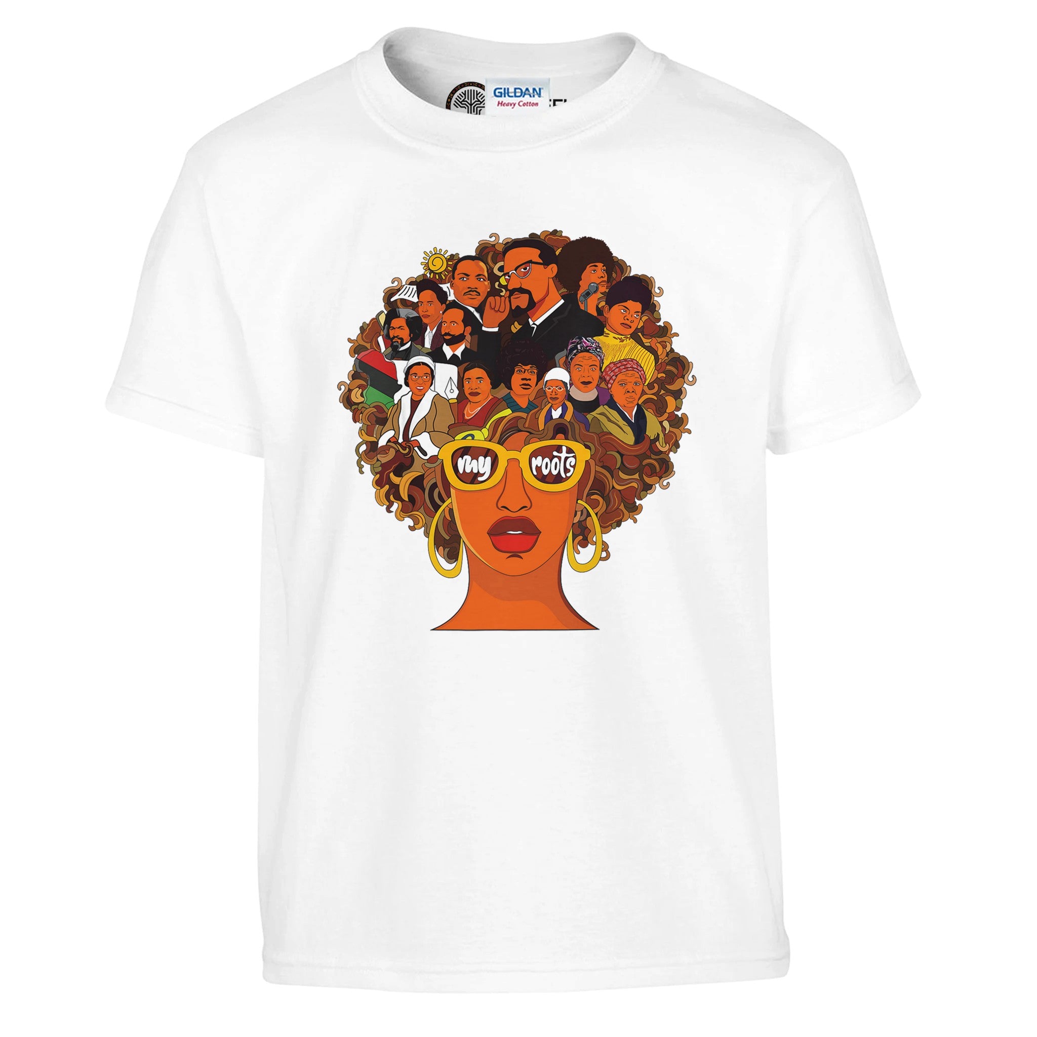 My Roots | Black History Icons T-shirt For Kids - Prideful Roots