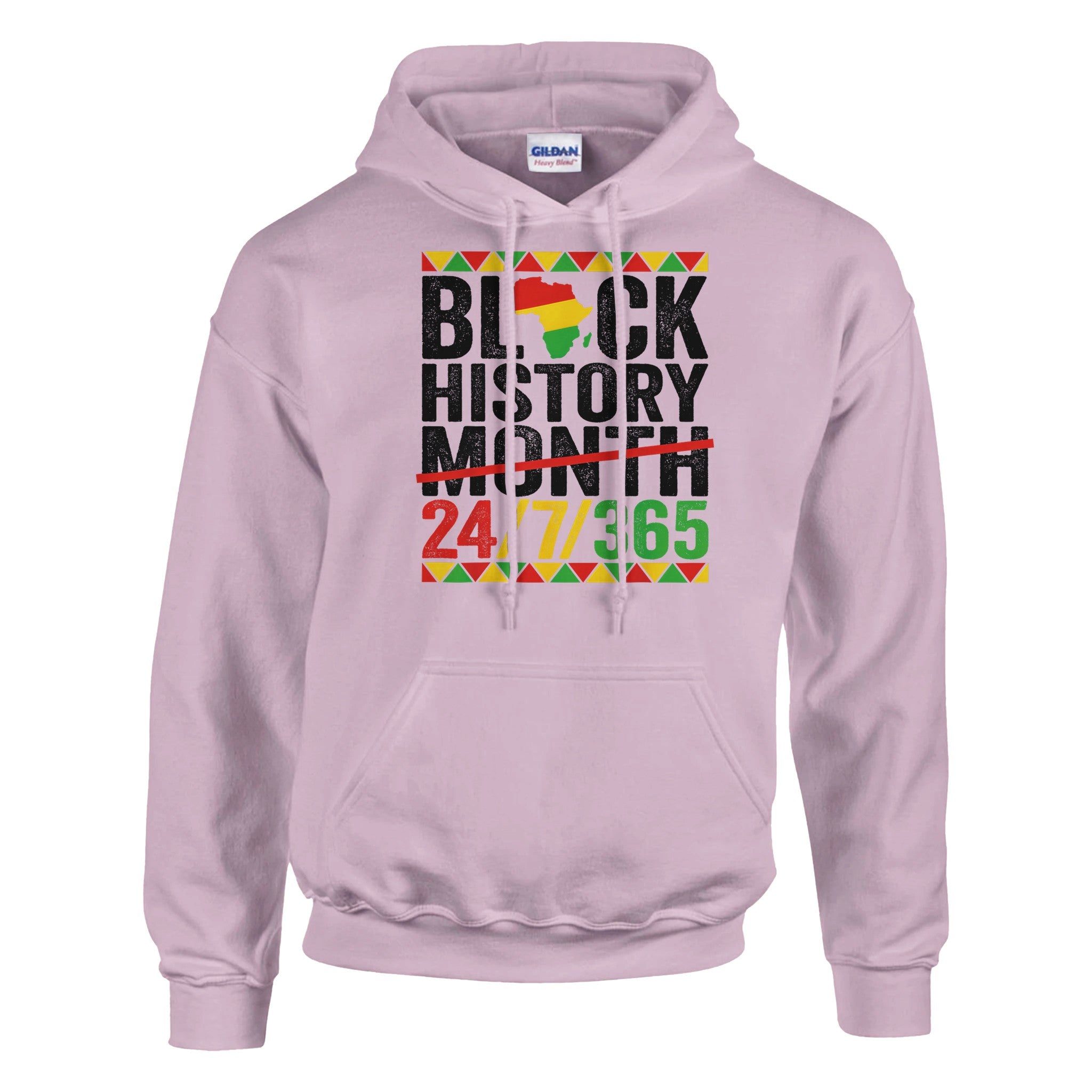 Black History Month 24/7/365 Hoodie For Men & Women - Prideful Roots