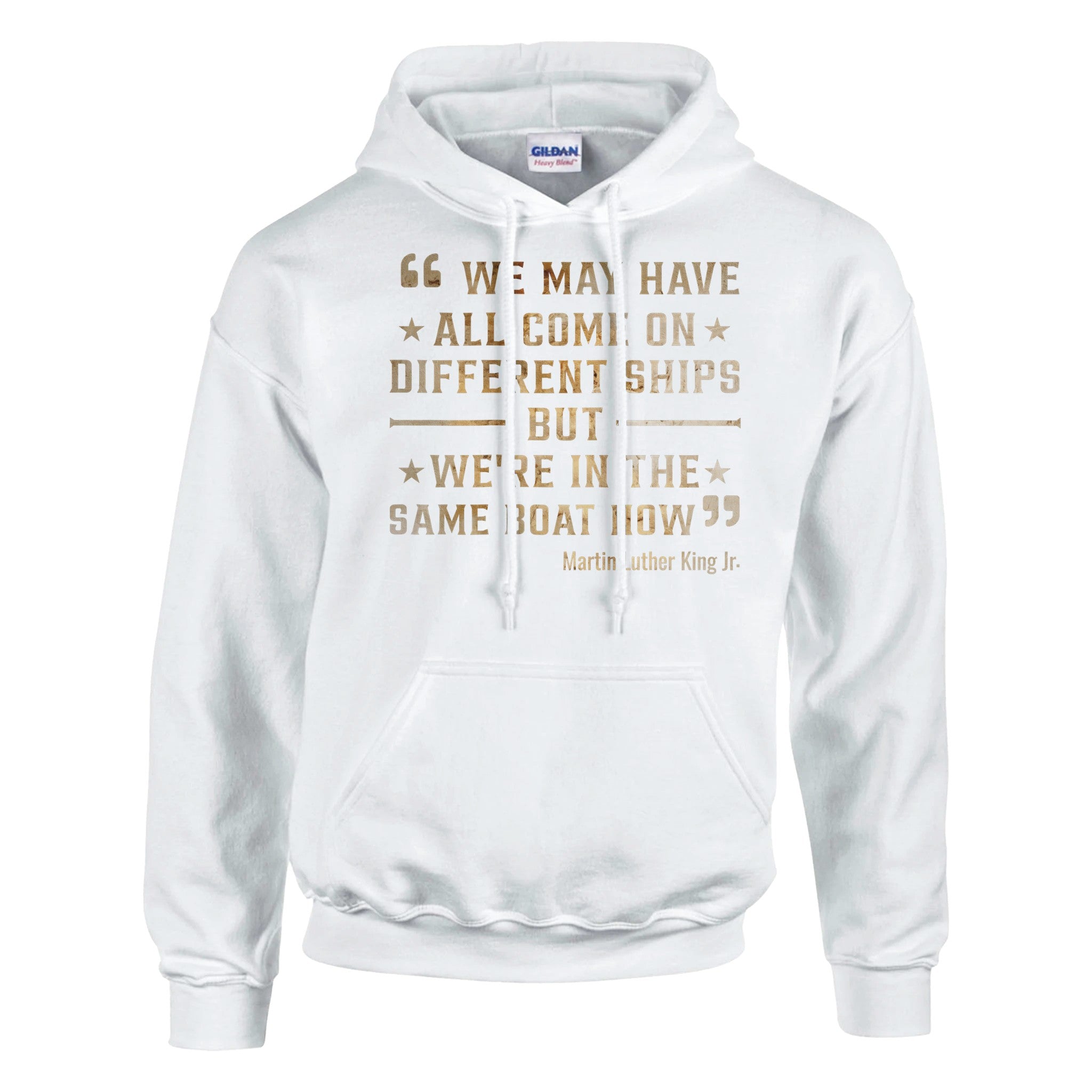 United We Sail: MLK's Message Hoodie For Men & Women - Prideful Roots