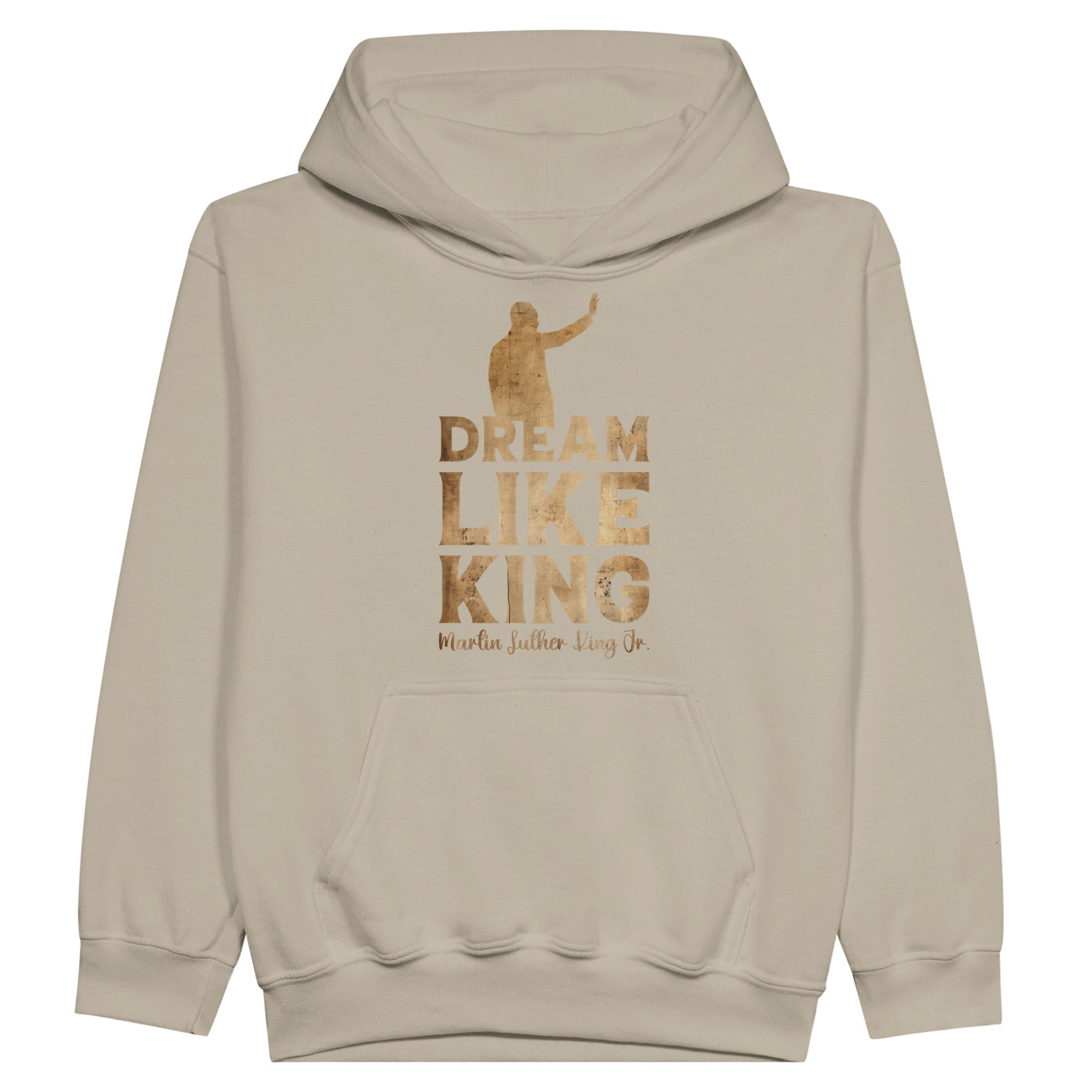 Dream Like King MLKâs Vision | Black History Icon Hoodie For Kids - Prideful Roots