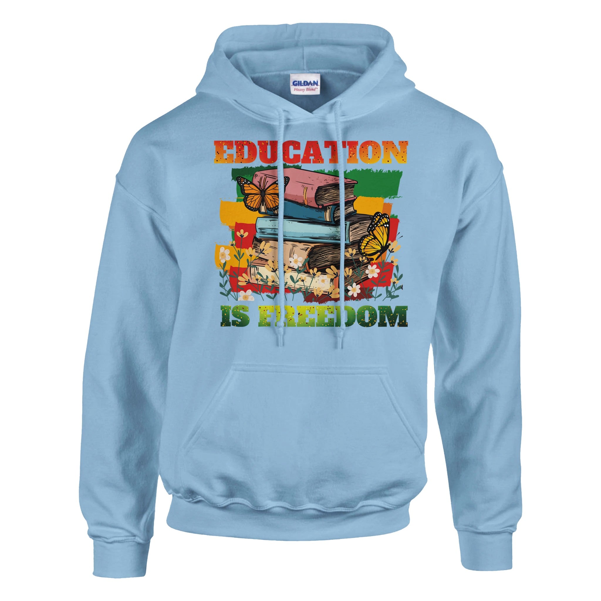 Education is Freedom | Black History Hoodie For Men & Women - Prideful Roots