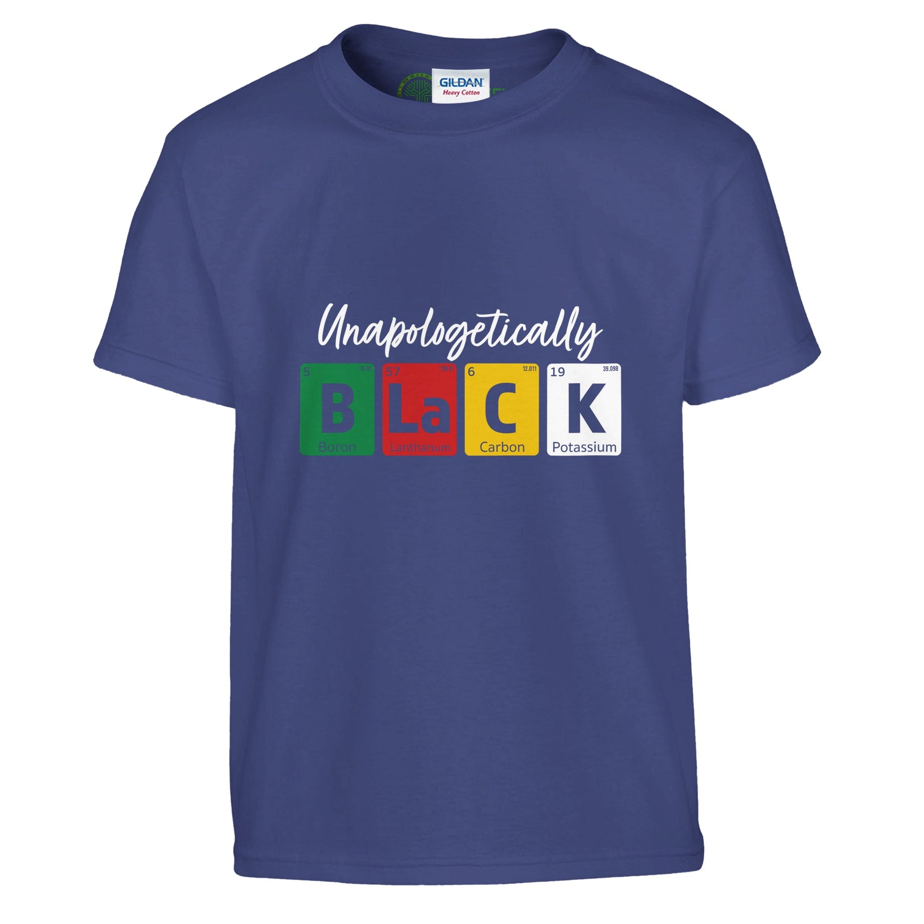 Unapologetically Black Prime Elements T-shirt For Kids - Prideful Roots