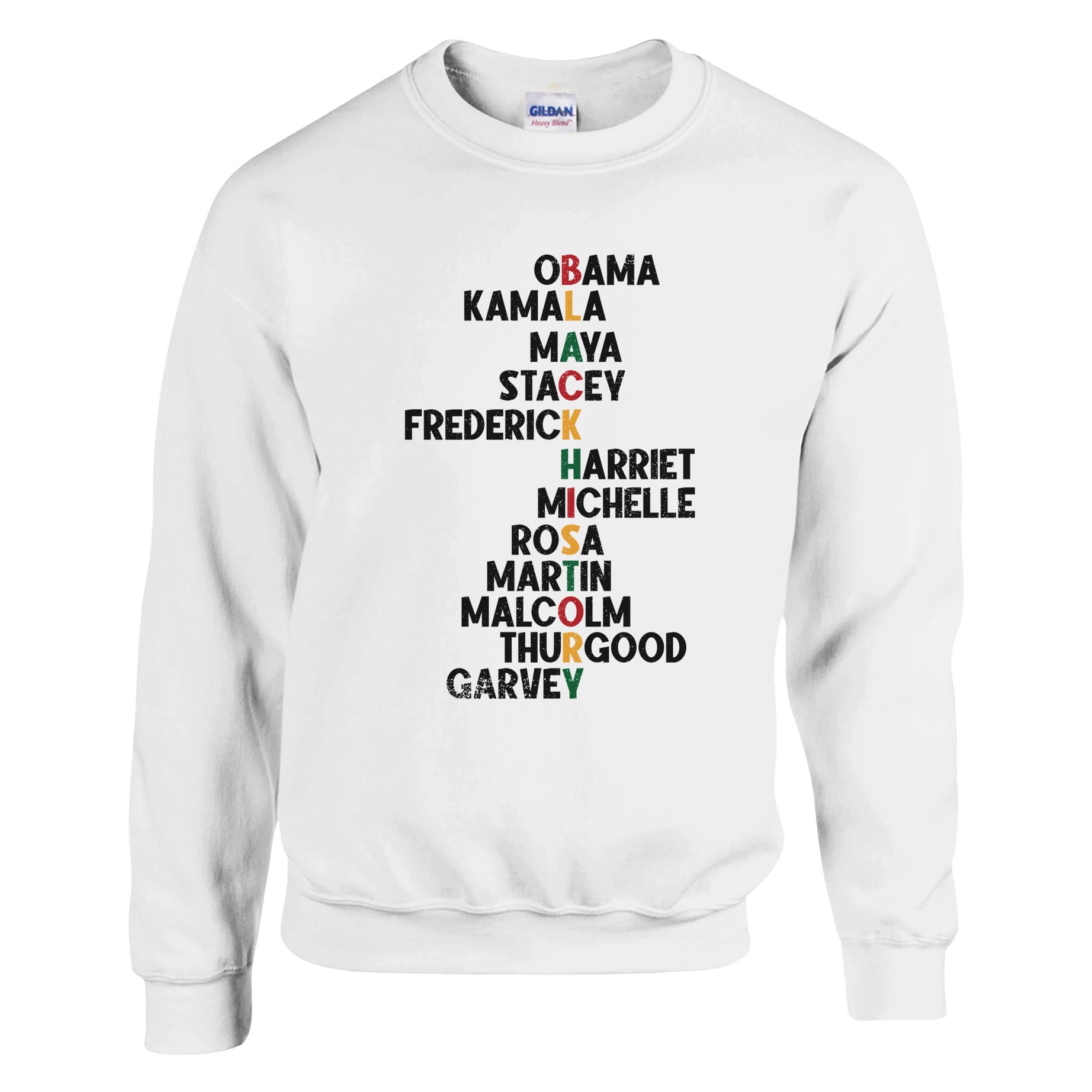 Black History Icons - Obama Kamala Maya Stacey Sweatshirt For Men & Women - Prideful Roots