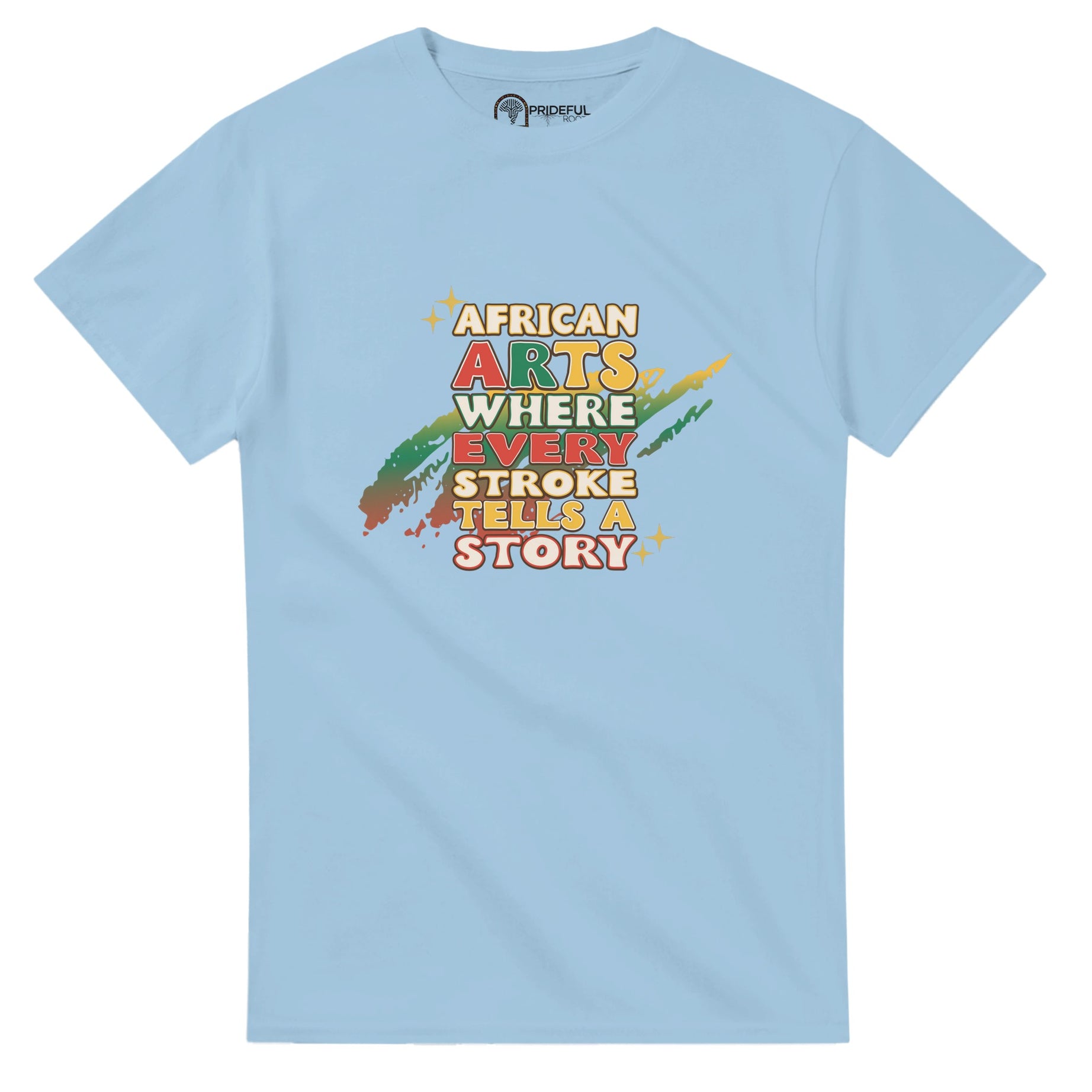 African Arts: Where Every Stroke Tells a Story T-shirt For Men & Women - Prideful Roots