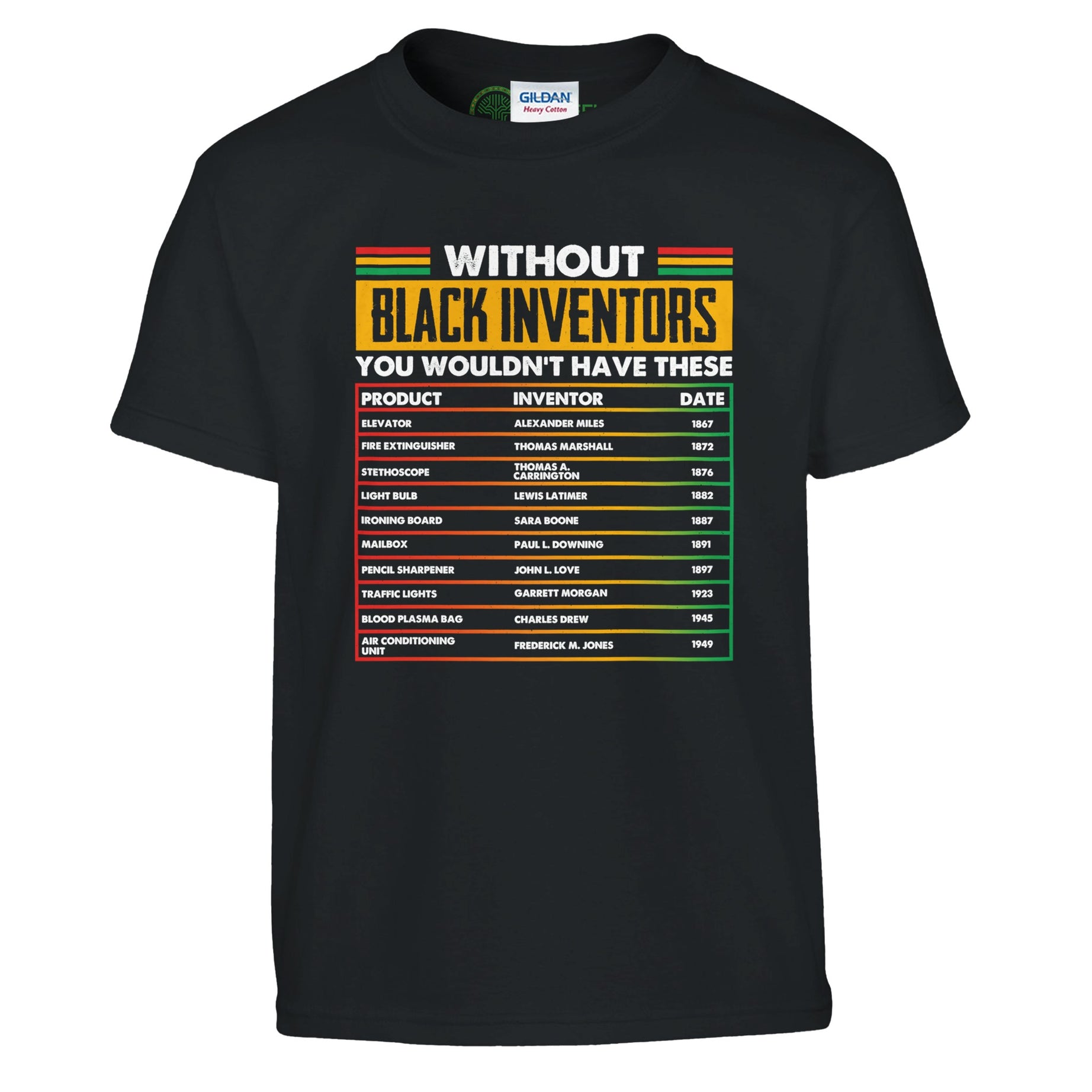 Without Black Inventors T-shirt For Kids - Prideful Roots