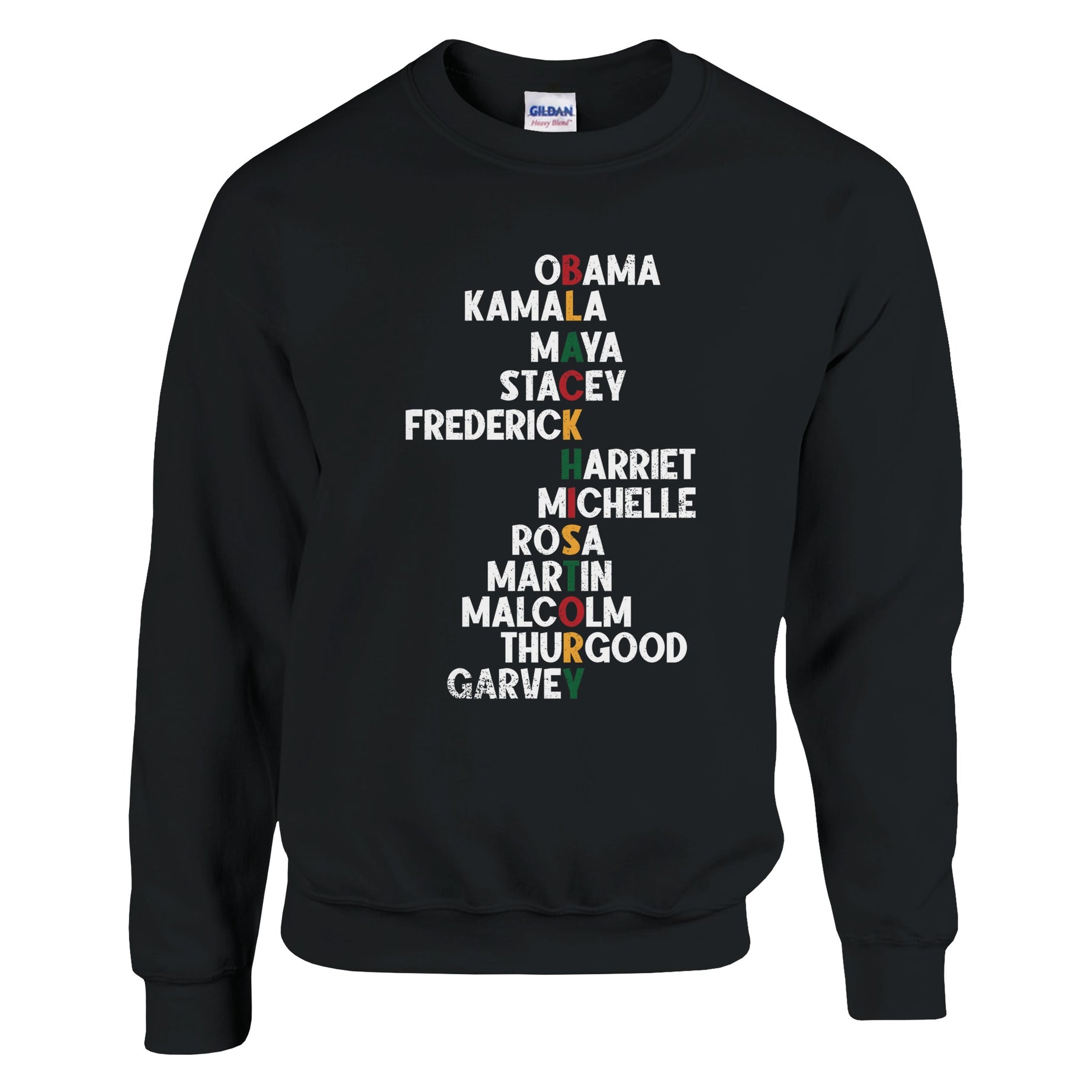 Black History Icons - Obama Kamala Maya Stacey Sweatshirt For Men & Women - Prideful Roots