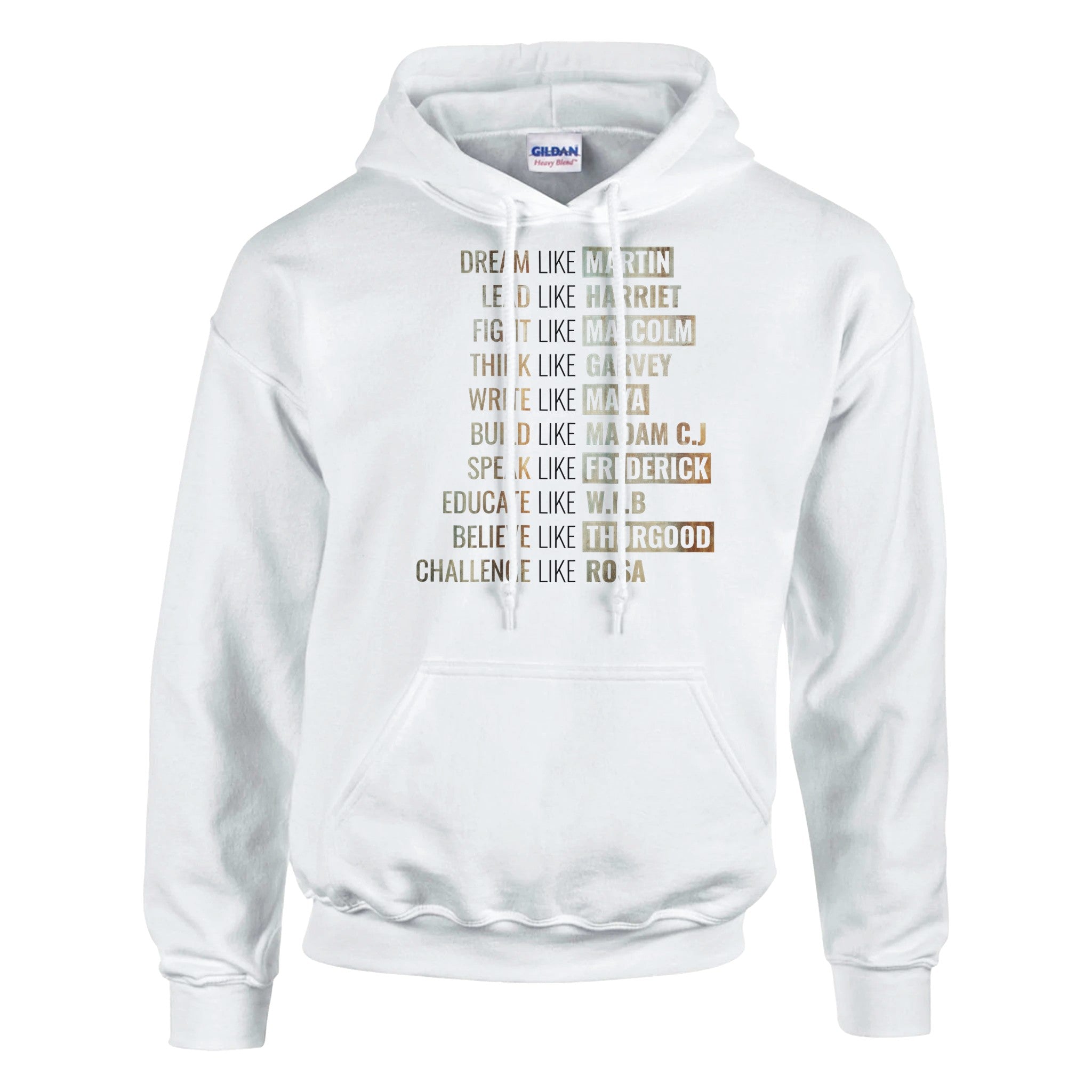 Legacy of Leaders: Dream, Lead, Inspire | Black History Icon Hoodie For Men & Women - Prideful Roots