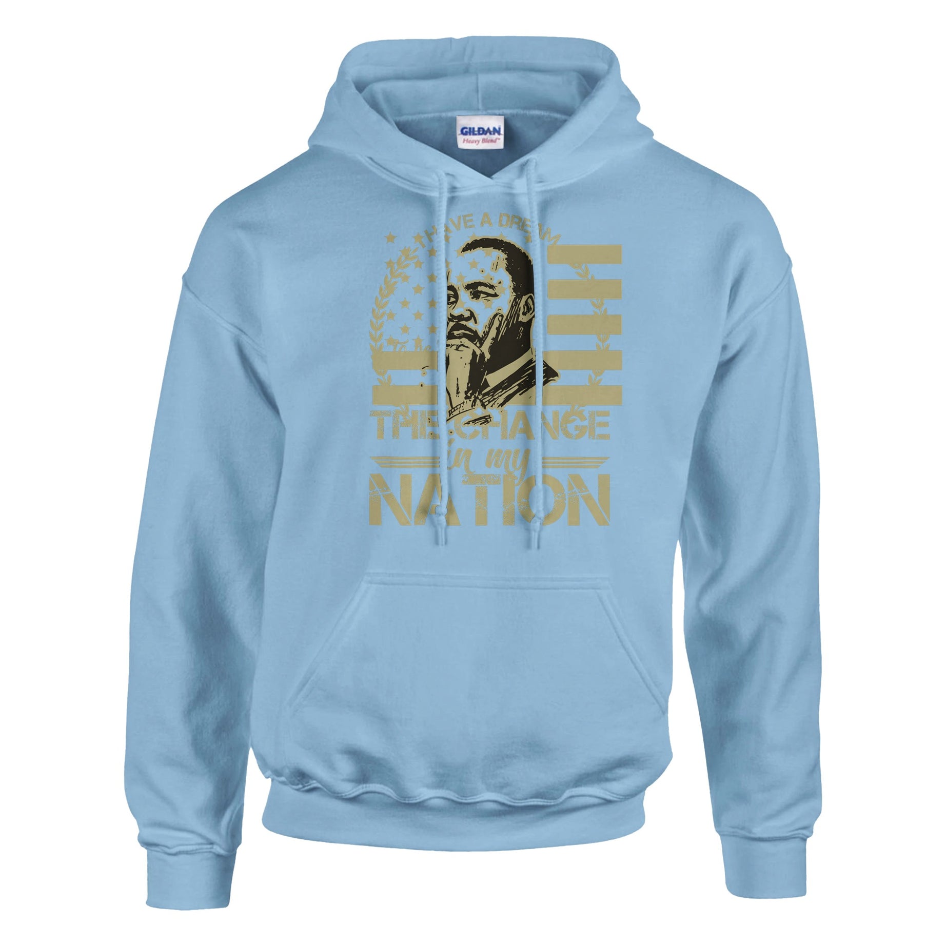 Be the Change Martin Luther King Jr. Hoodie For Men & Women - Prideful Roots