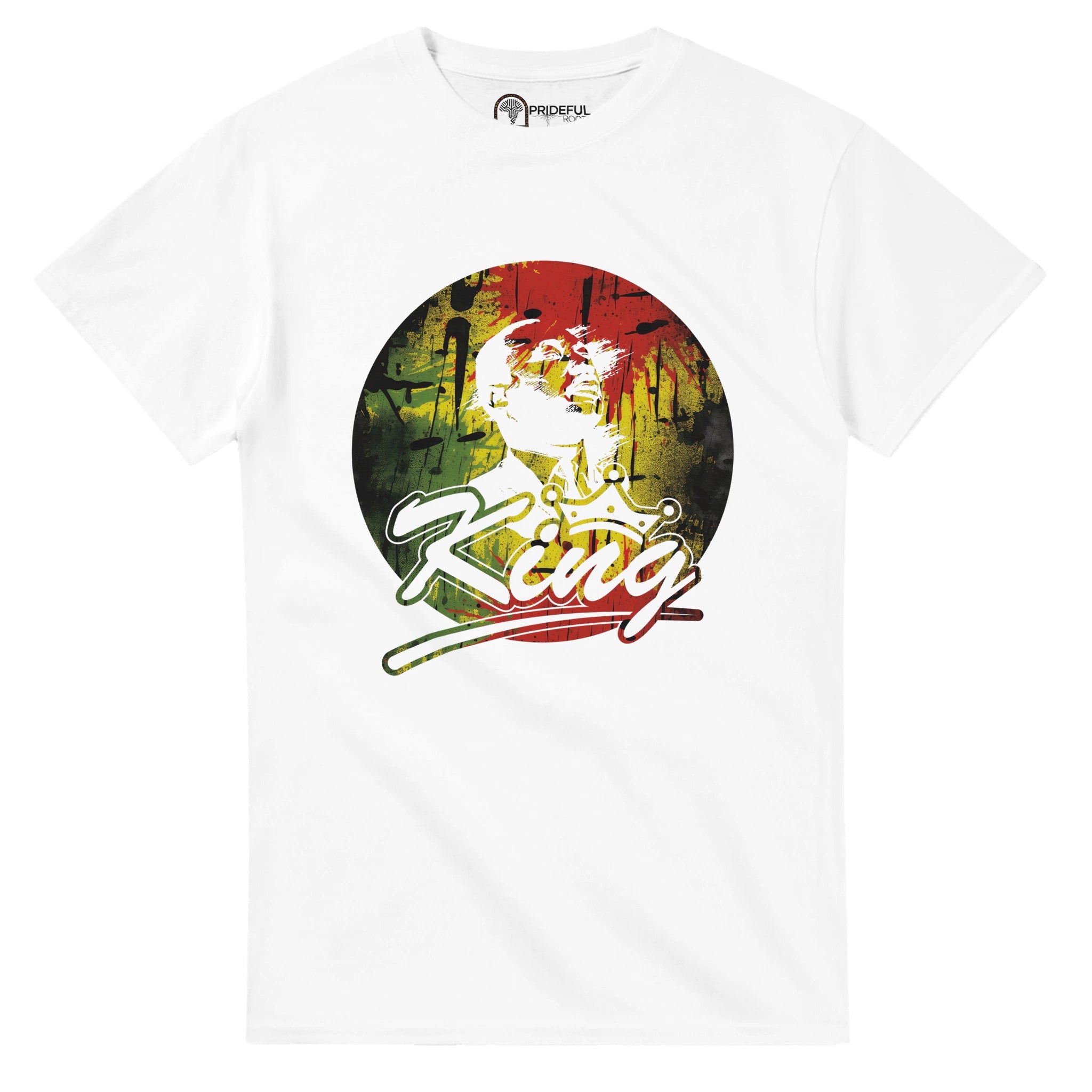 King Legacy Bold Rasta | Black History Icon T-shirt For Men & Women - Prideful Roots