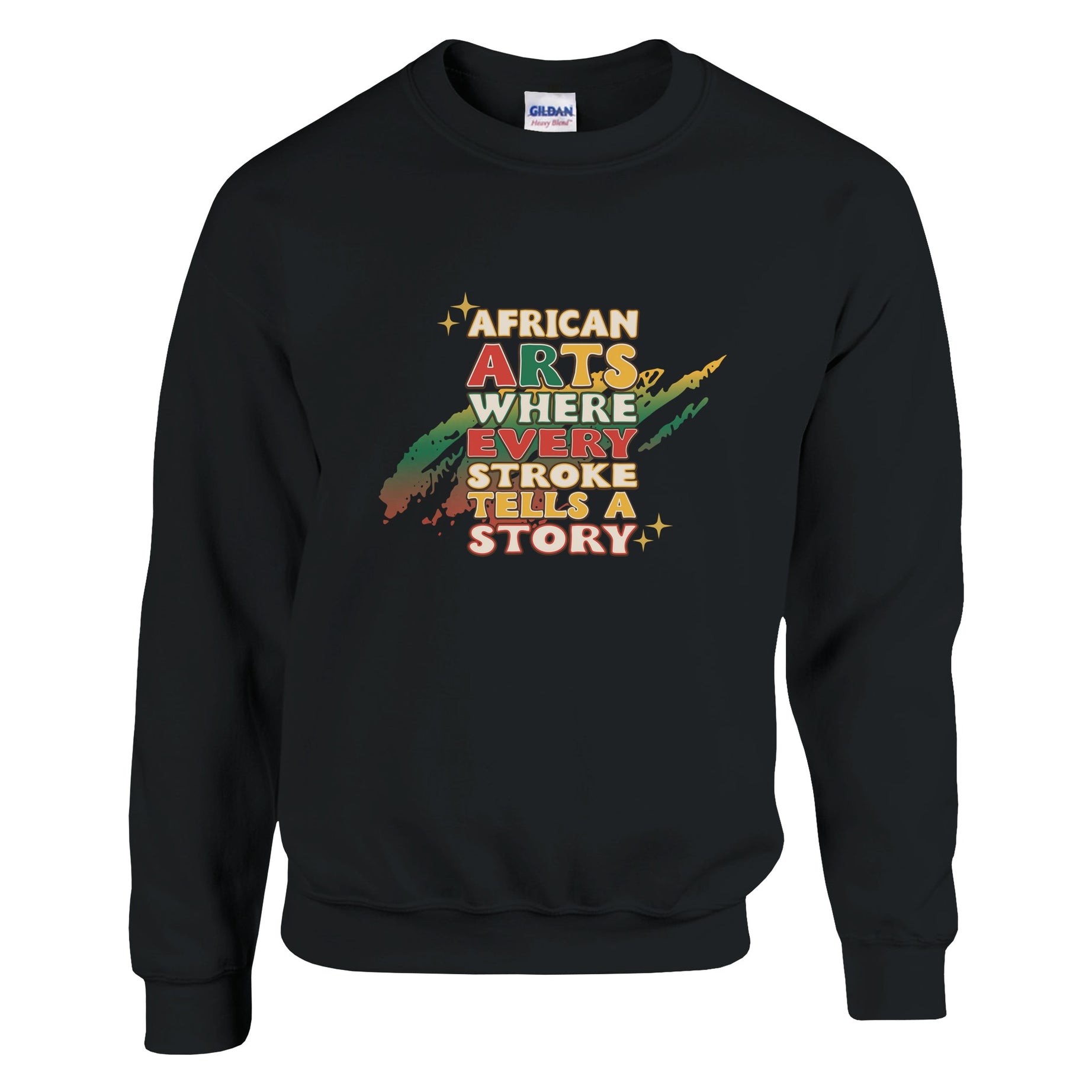 African Arts: Where Every Stroke Tells a Story Sweatshirt For Men & Women - Prideful Roots