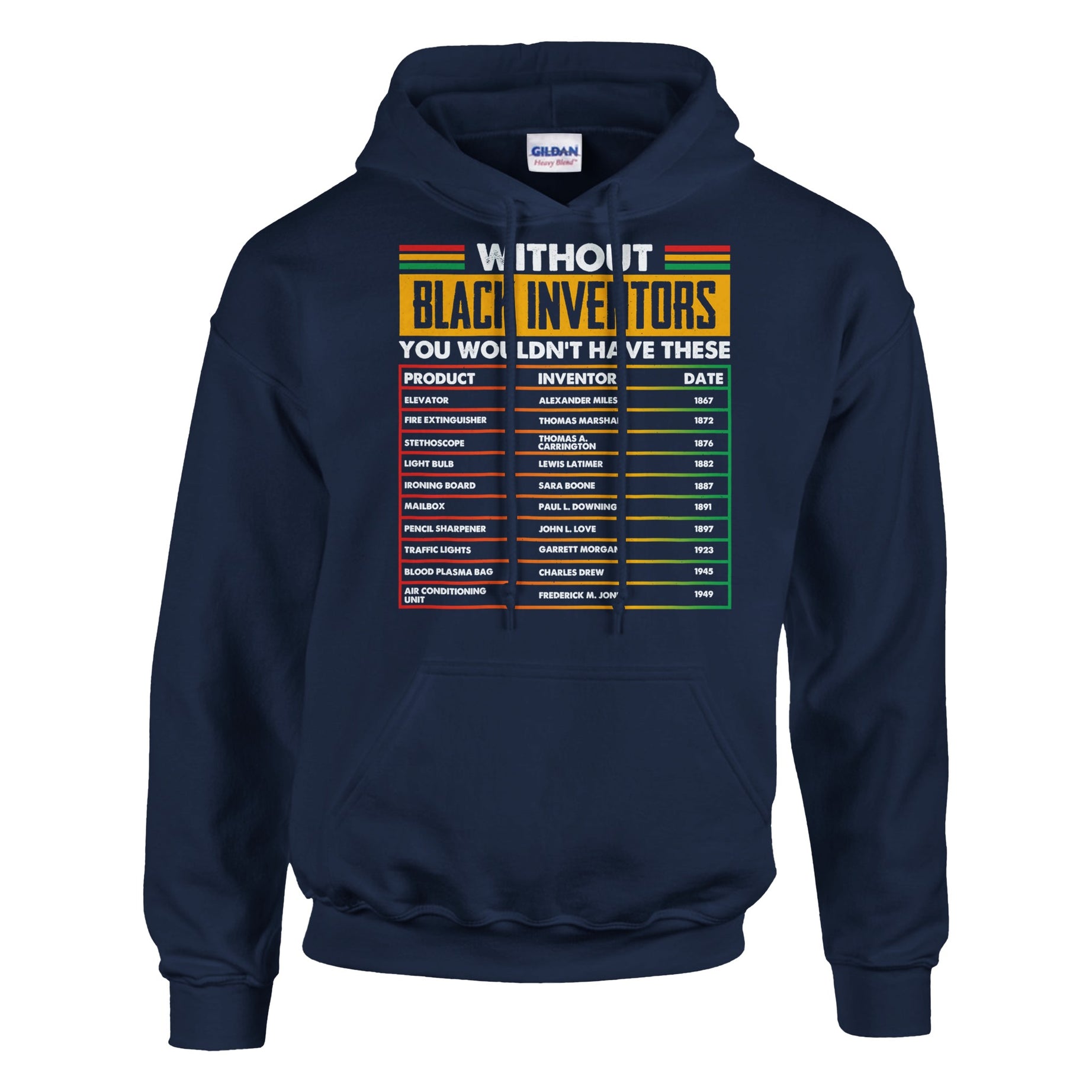 Without Black Inventors Hoodie For Men & Women - Prideful Roots