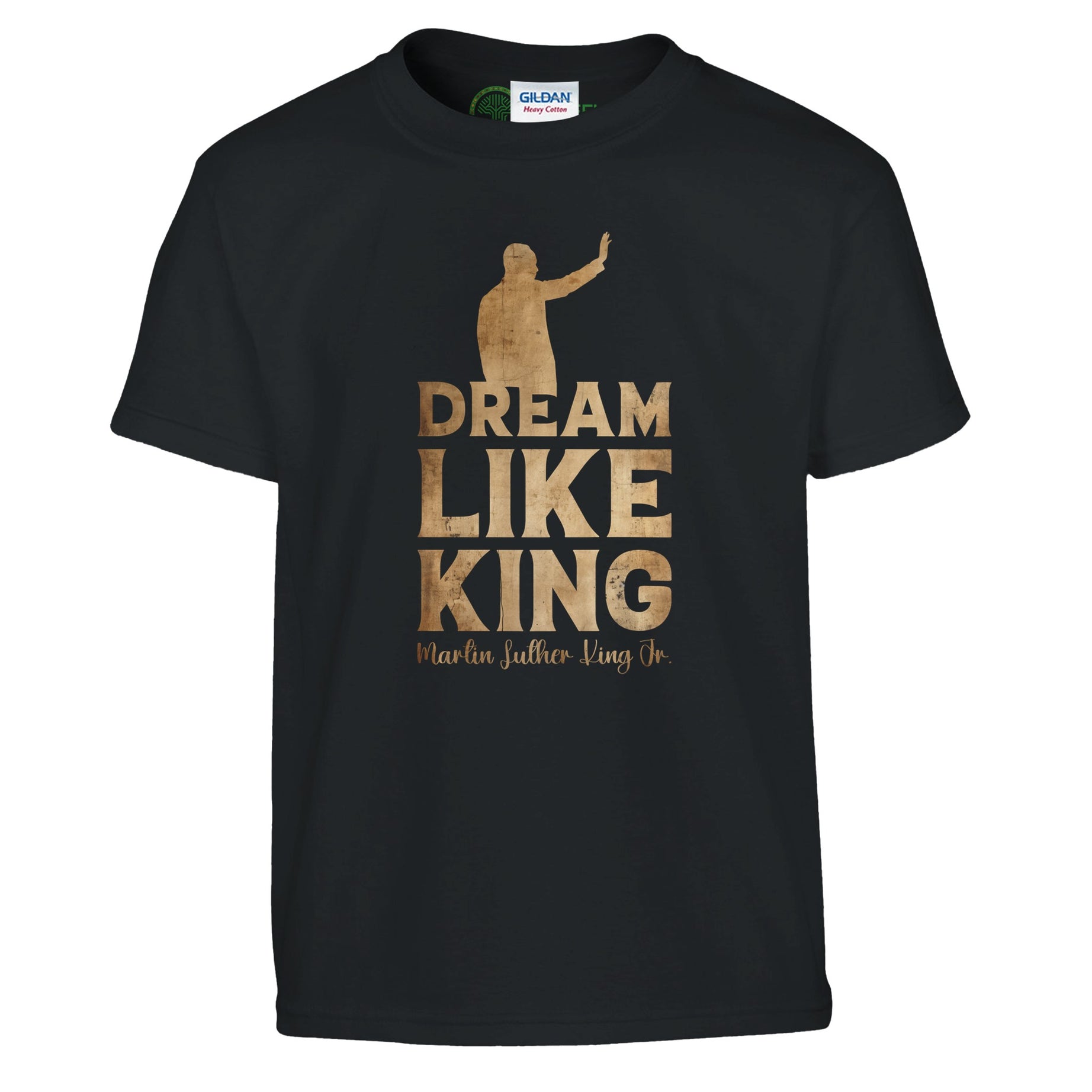 Dream Like King MLK’s Vision | Black History Icon T-shirt For Kids - Prideful Roots