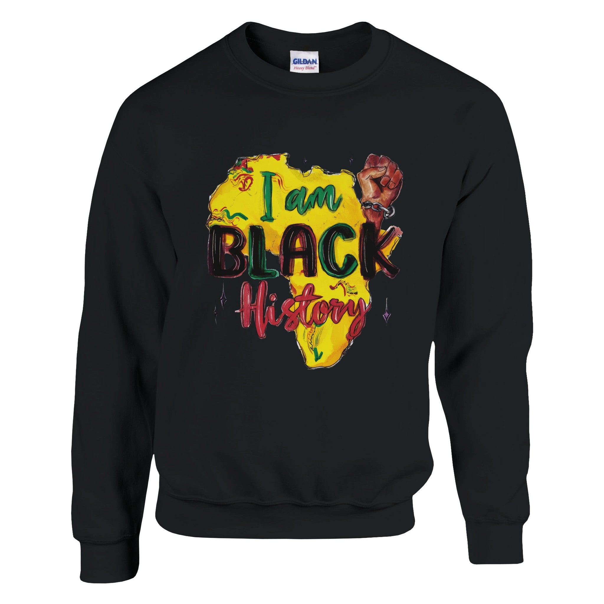 I Am Black History: Empowerment Through Heritage Sweatshirt For Men & Women - Prideful Roots