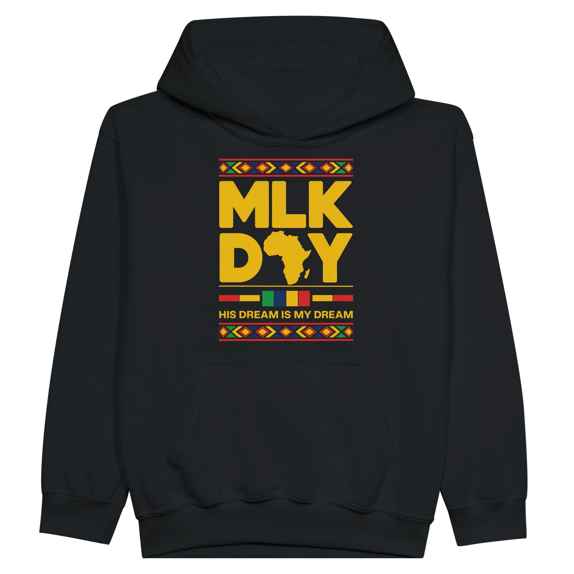 MLK Day: His Dream, Our Legacy Hoodie For Kids - Prideful Roots