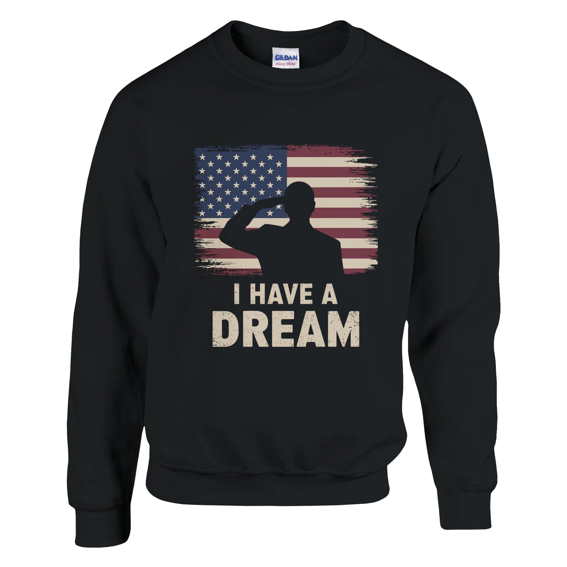 Patriot's Salute to MLK's Dream Sweatshirt For Men & Women - Prideful Roots