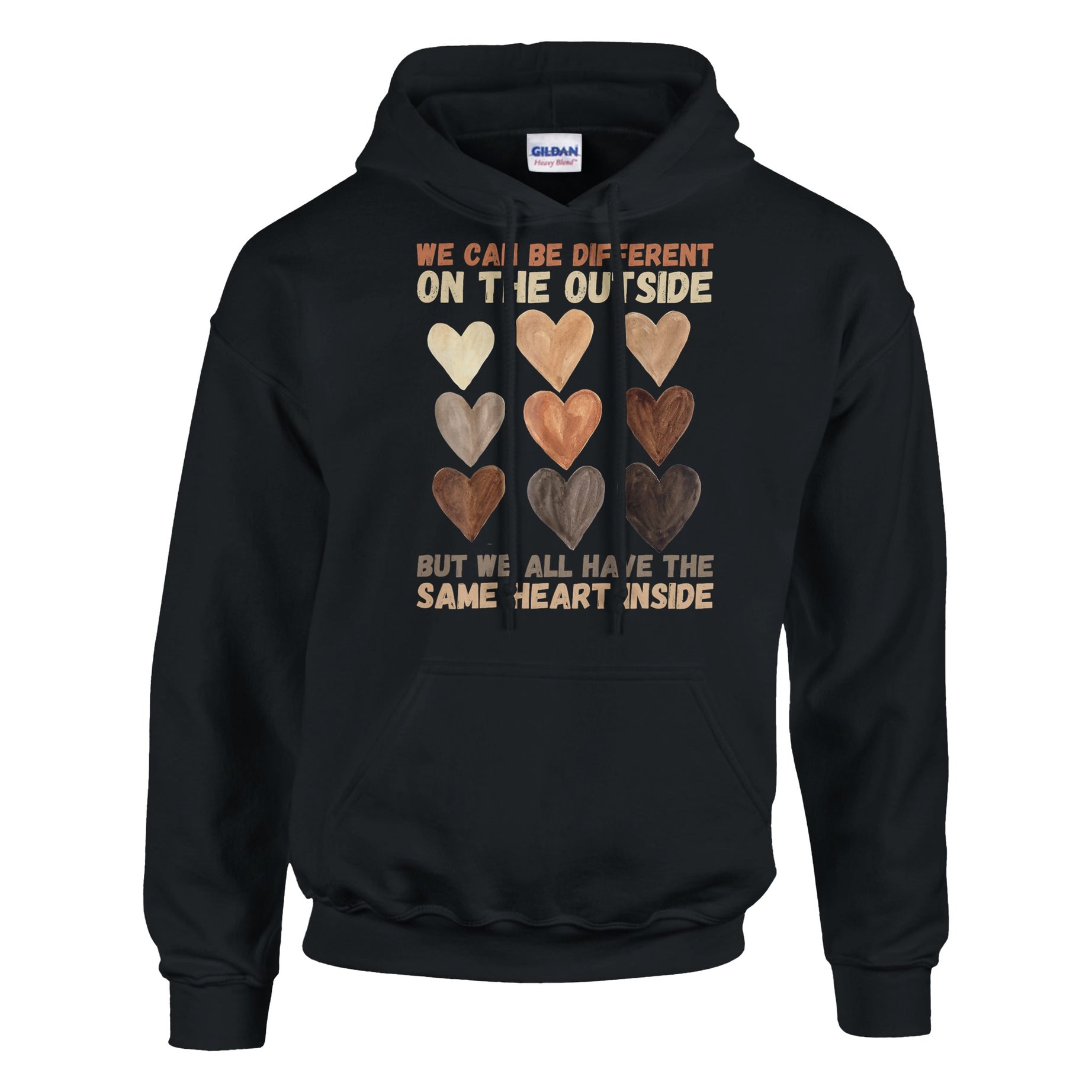 Different Outside, Same Heart Inside Hoodie For Men & Women - Prideful Roots