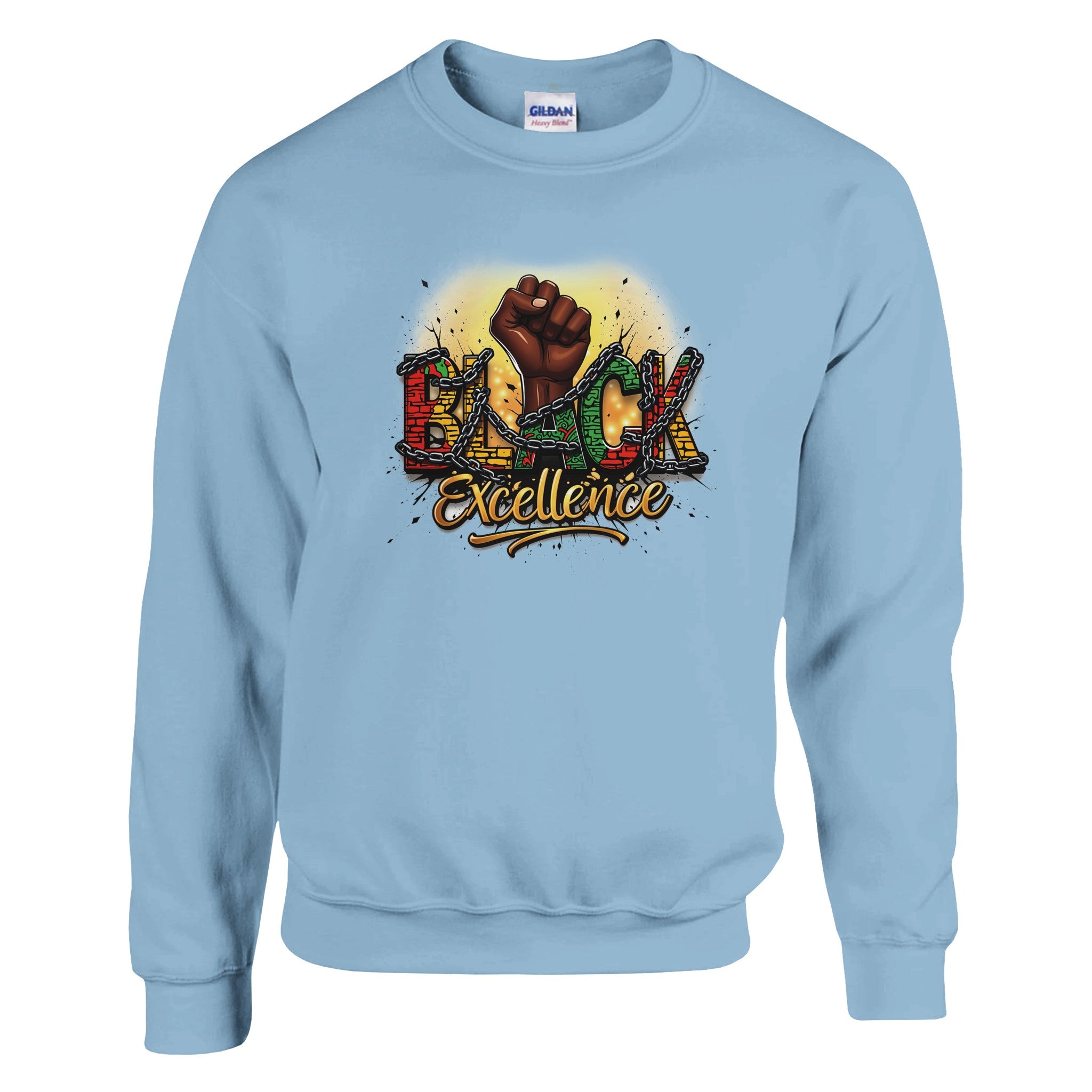 Black Excellence: Breaking Chains | Black History Month Sweatshirt For Men & Women - Prideful Roots