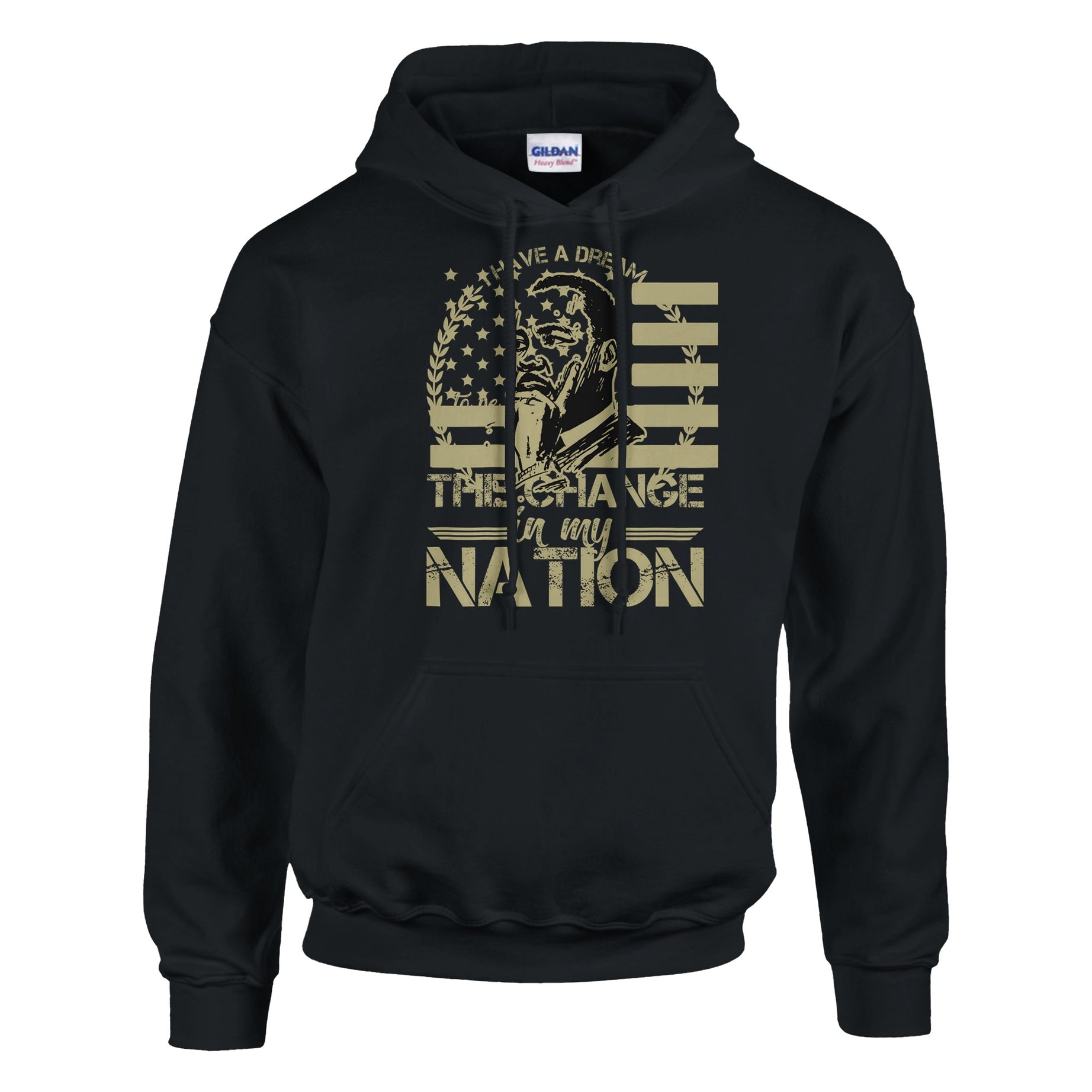 Be the Change Martin Luther King Jr. Hoodie For Men & Women - Prideful Roots