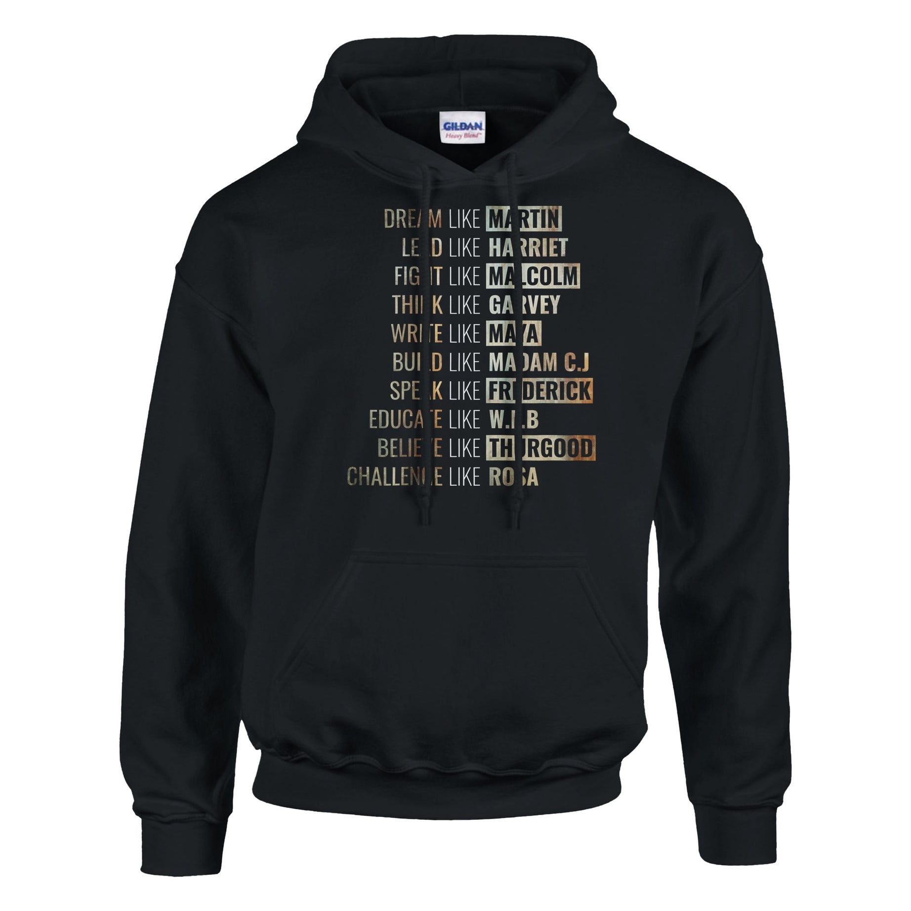 Legacy of Leaders: Dream, Lead, Inspire | Black History Icon Hoodie For Men & Women - Prideful Roots