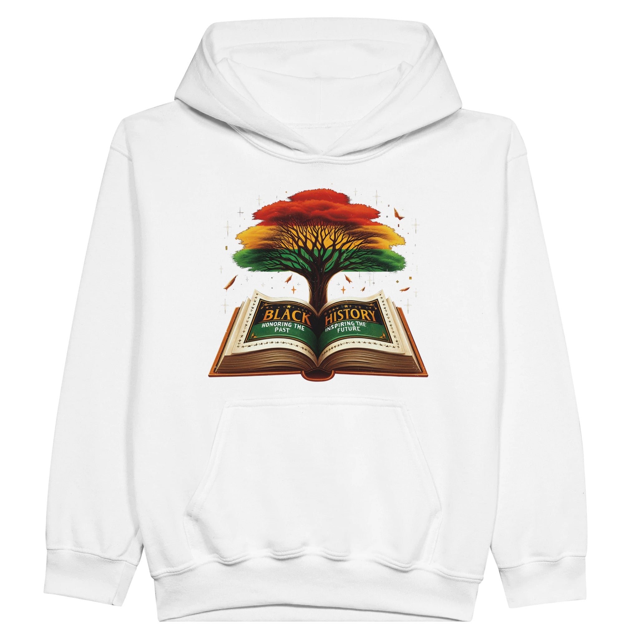 Black History Book & Tree Hoodie For Kids - Prideful Roots