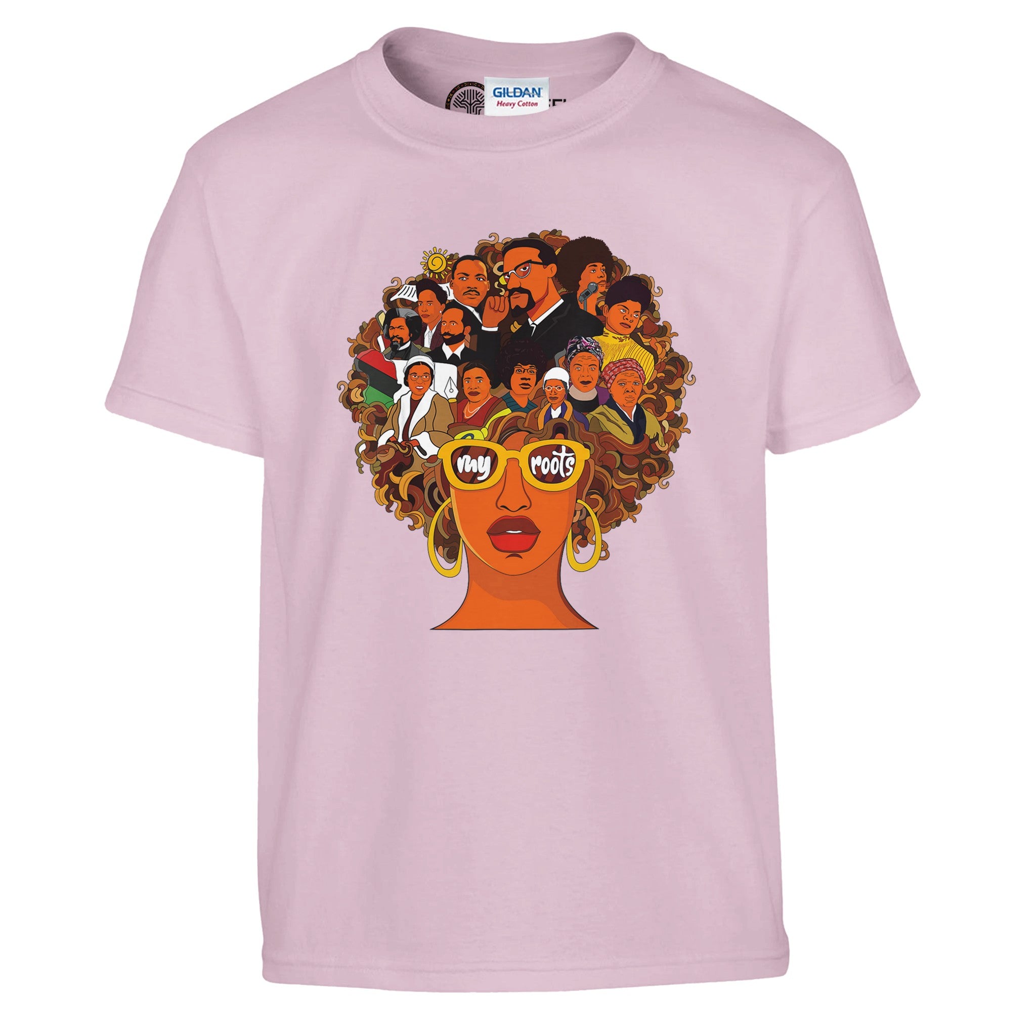 My Roots | Black History Icons T-shirt For Kids - Prideful Roots