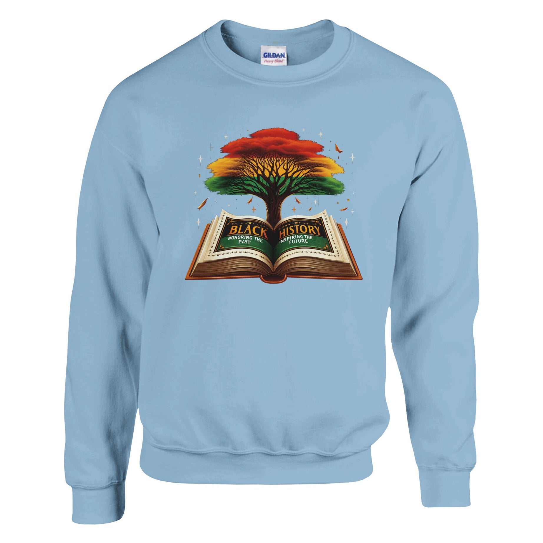 Black History Book & Tree Sweatshirt For Men & Women - Prideful Roots