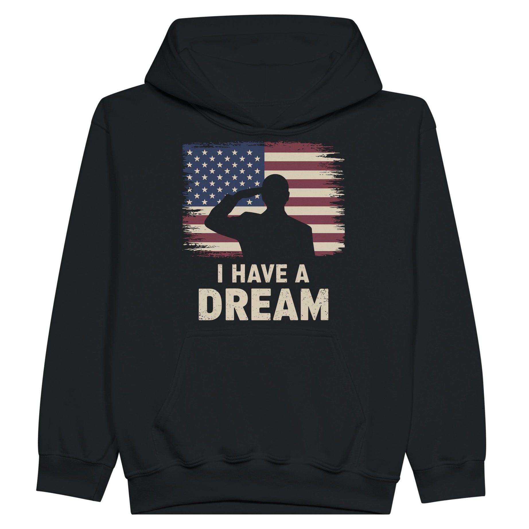 Patriot's Salute to MLK's Dream Hoodie For Kids - Prideful Roots