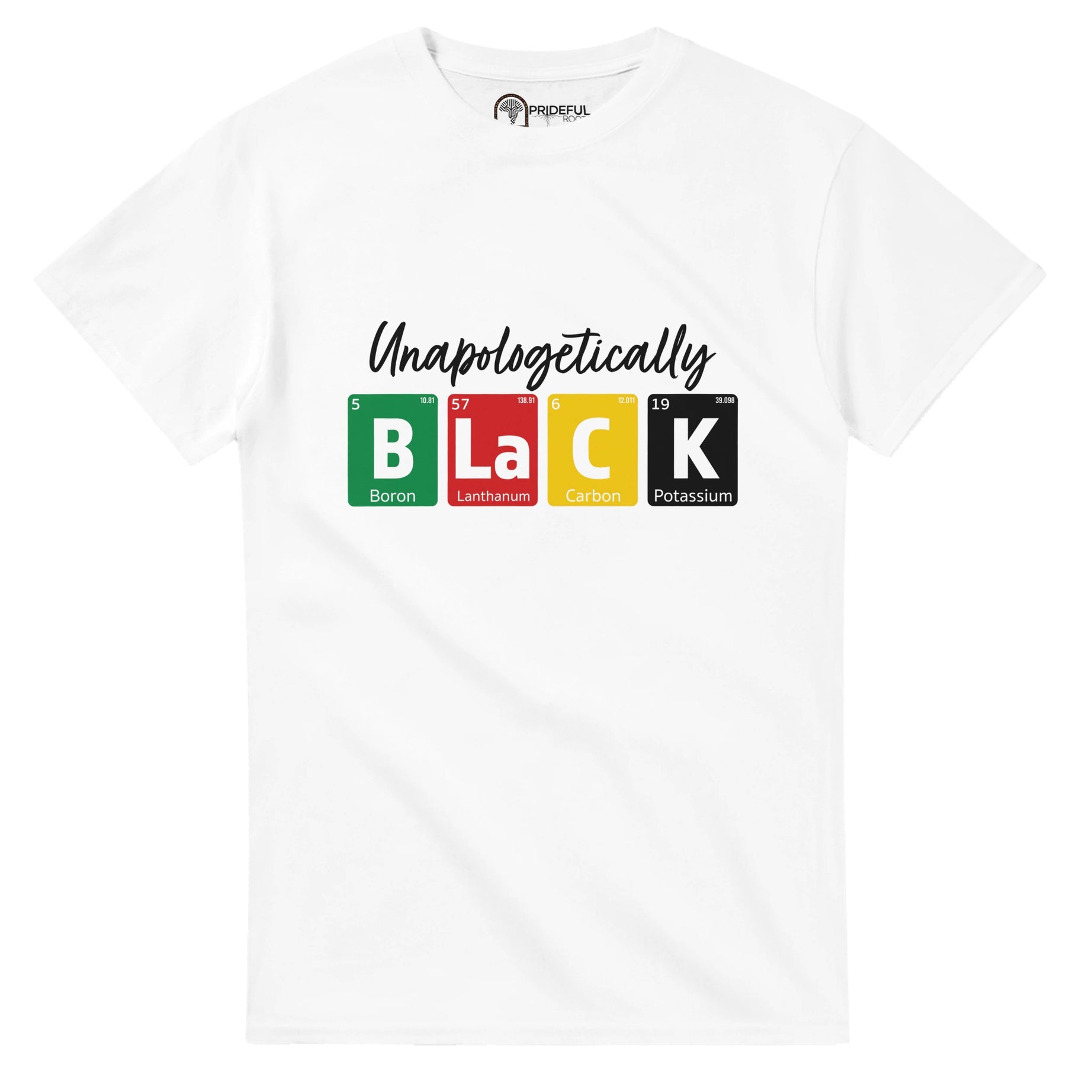 Unapologetically Black Prime Elements T-shirt For Men & Women - Prideful Roots