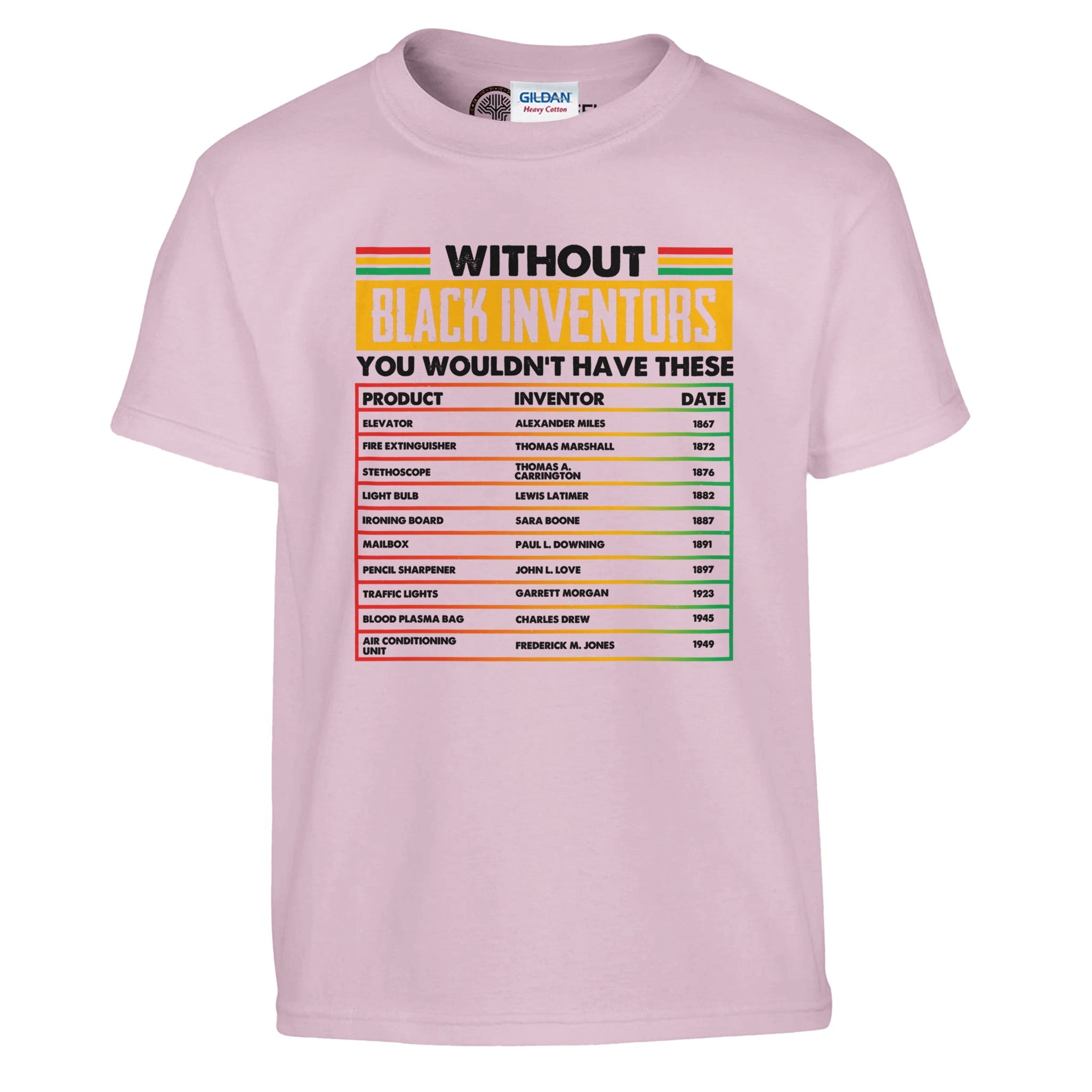 Without Black Inventors T-shirt For Kids - Prideful Roots