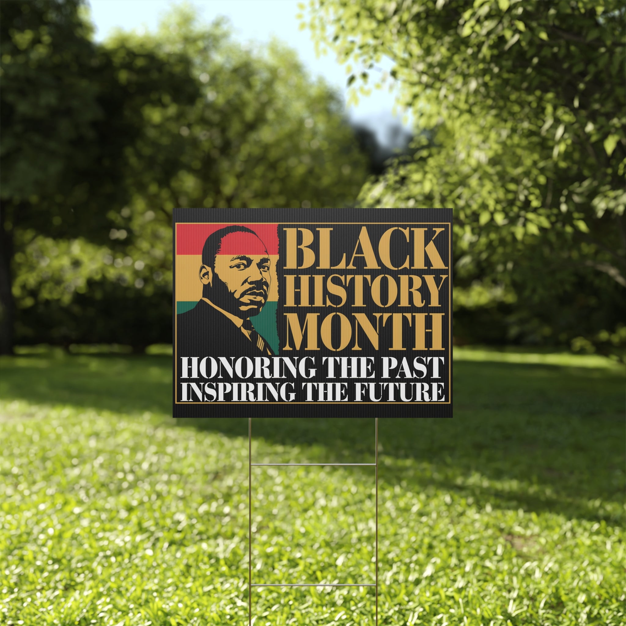 Black History Month Yard Sign | 24x18" | Double-Sided | Made in USA - Prideful Roots