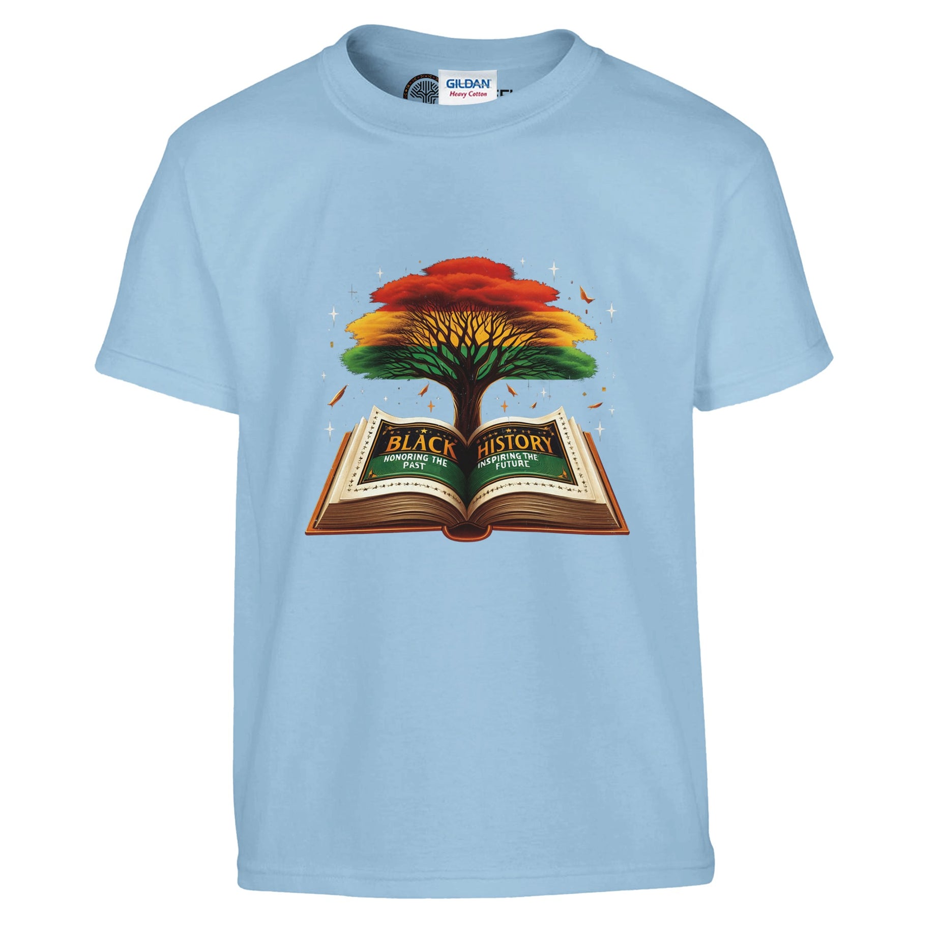 Black History Book & Tree T-shirt For Kids - Prideful Roots